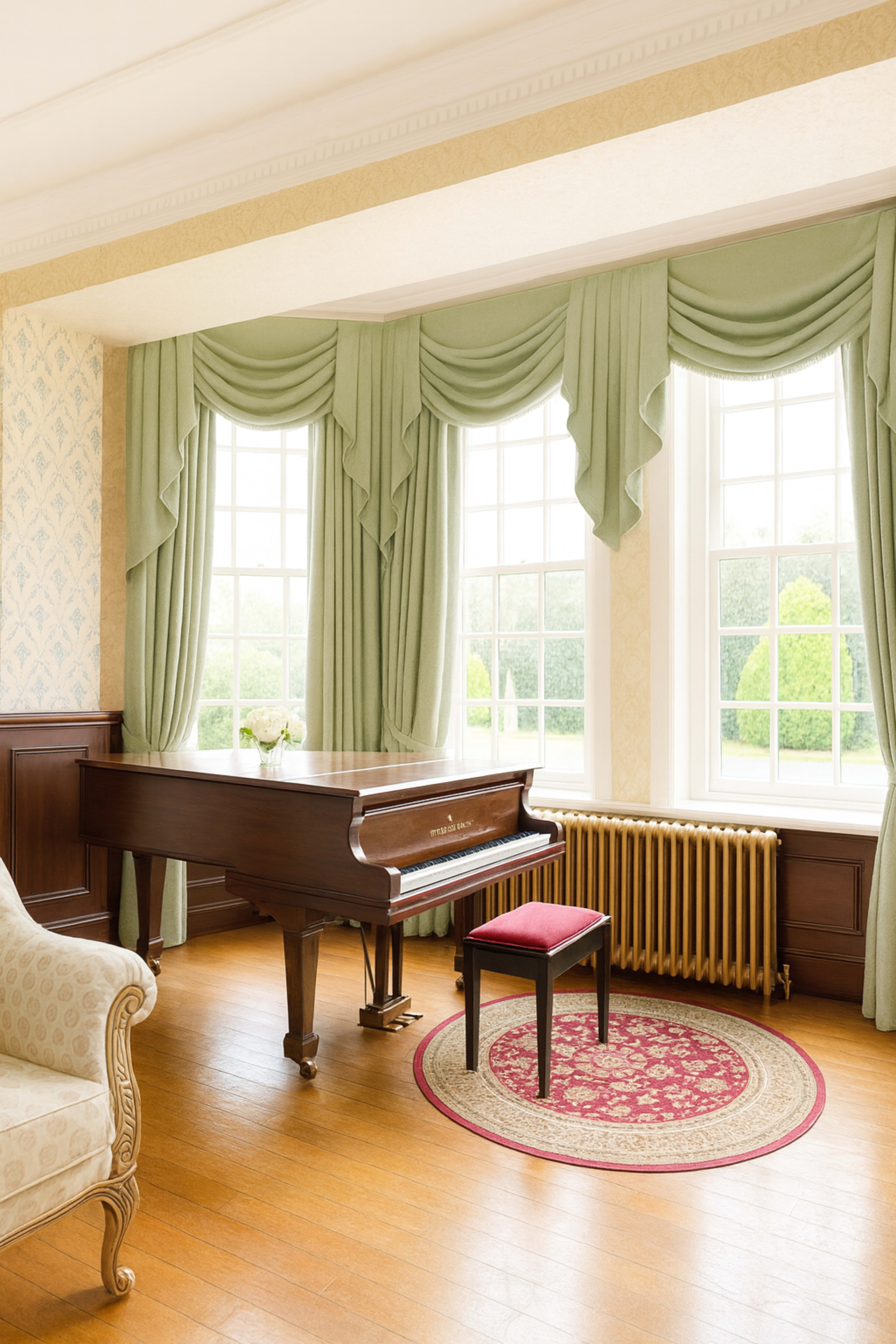 Grand Georgian Country Manor with Private Grounds & Lake Image in Moulton, Pitsford, ENG