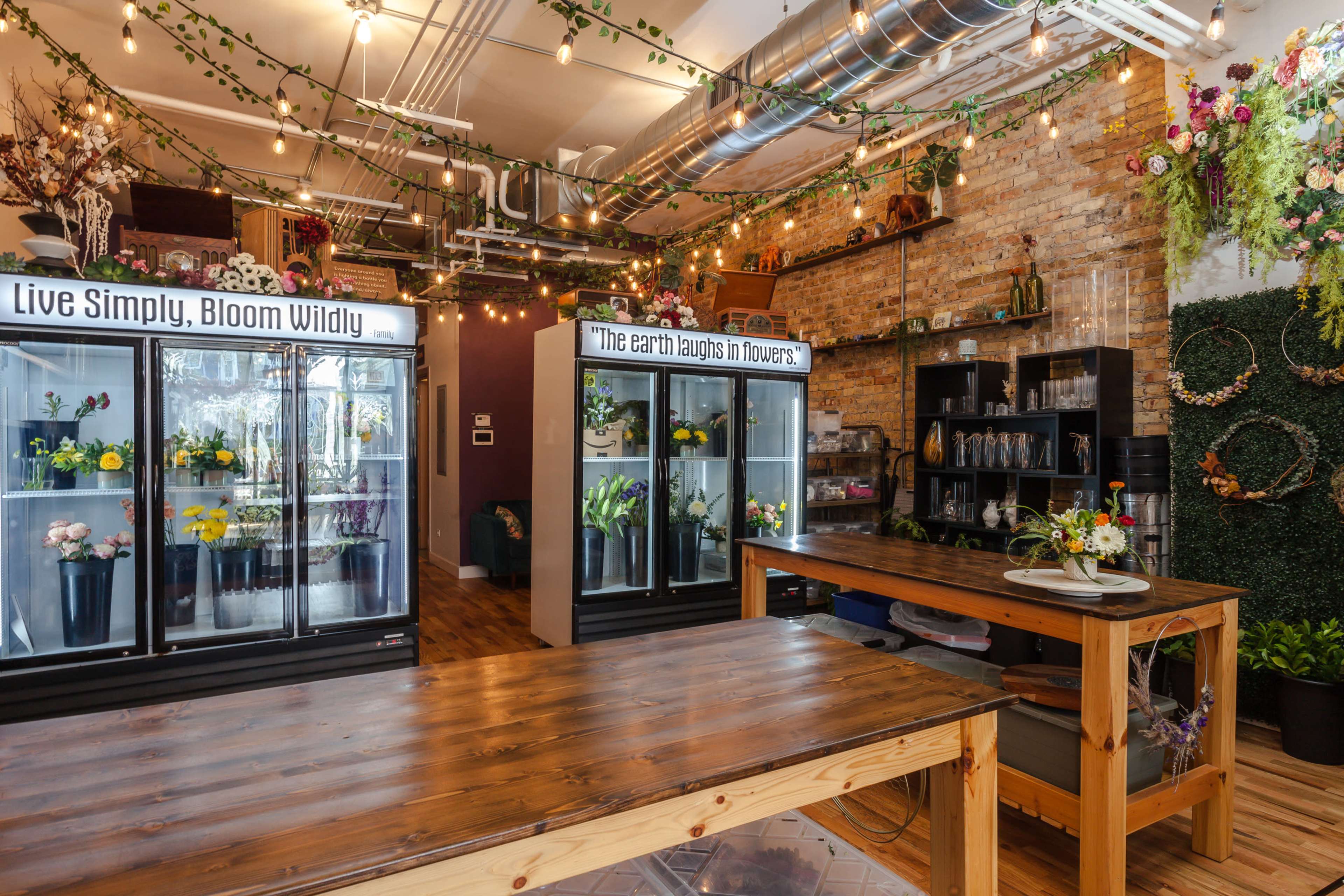 Urban Flower Shop with a Cozy Atmosphere Image in Albany Park, Chicago, IL