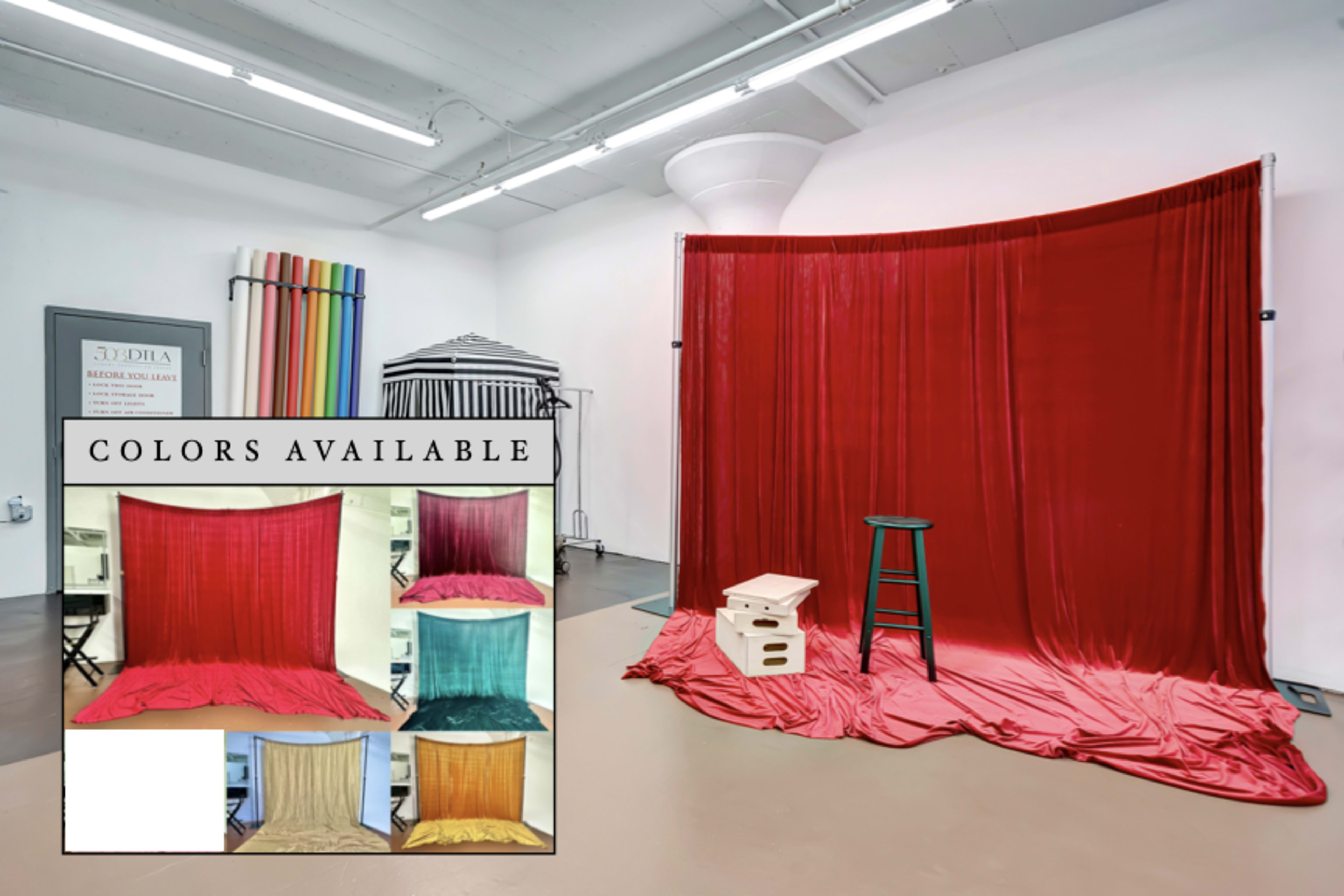 444: Bright Natural Light Cyc Wall Studio w/ Skyline View & FREE LIGHTING/EQUIPMENT! (AC & Heater Available!) Image in Central LA, Los Angeles, CA