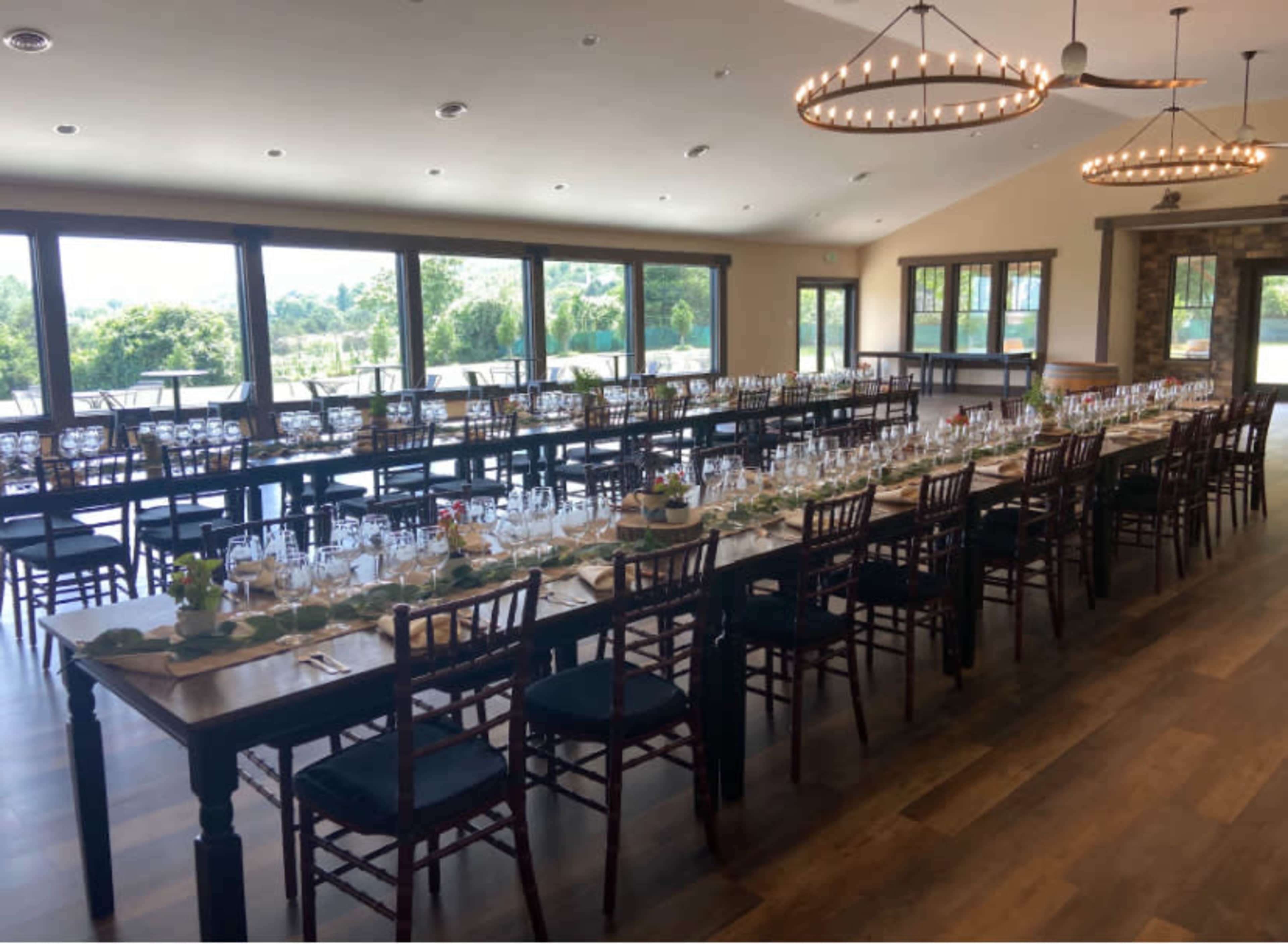 Country, rustic barn style event center overlooking a winery Image in , Haymarket, VA
