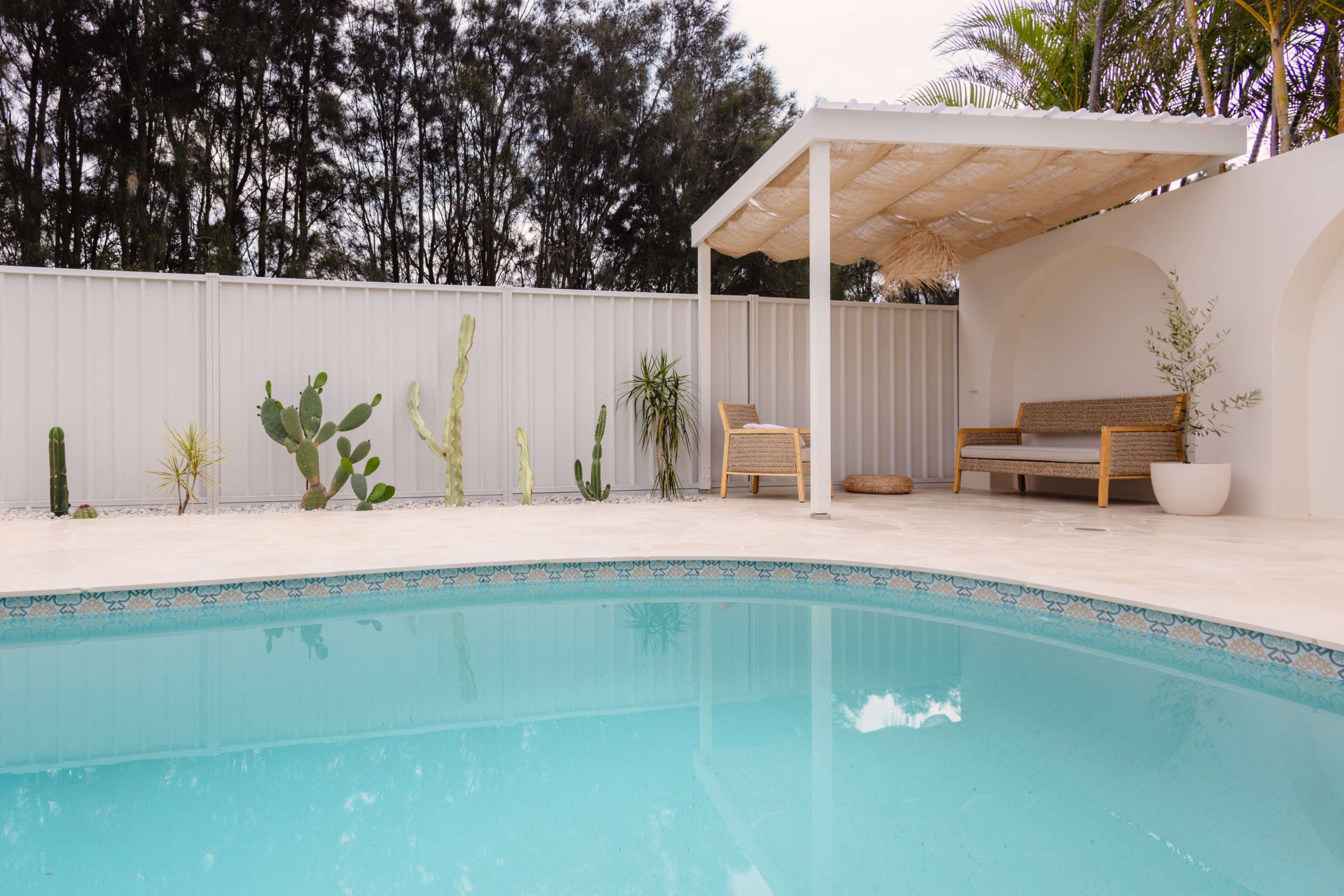 South Coast Mediterranean Pool House Image in Woonona, Woonona, NSW