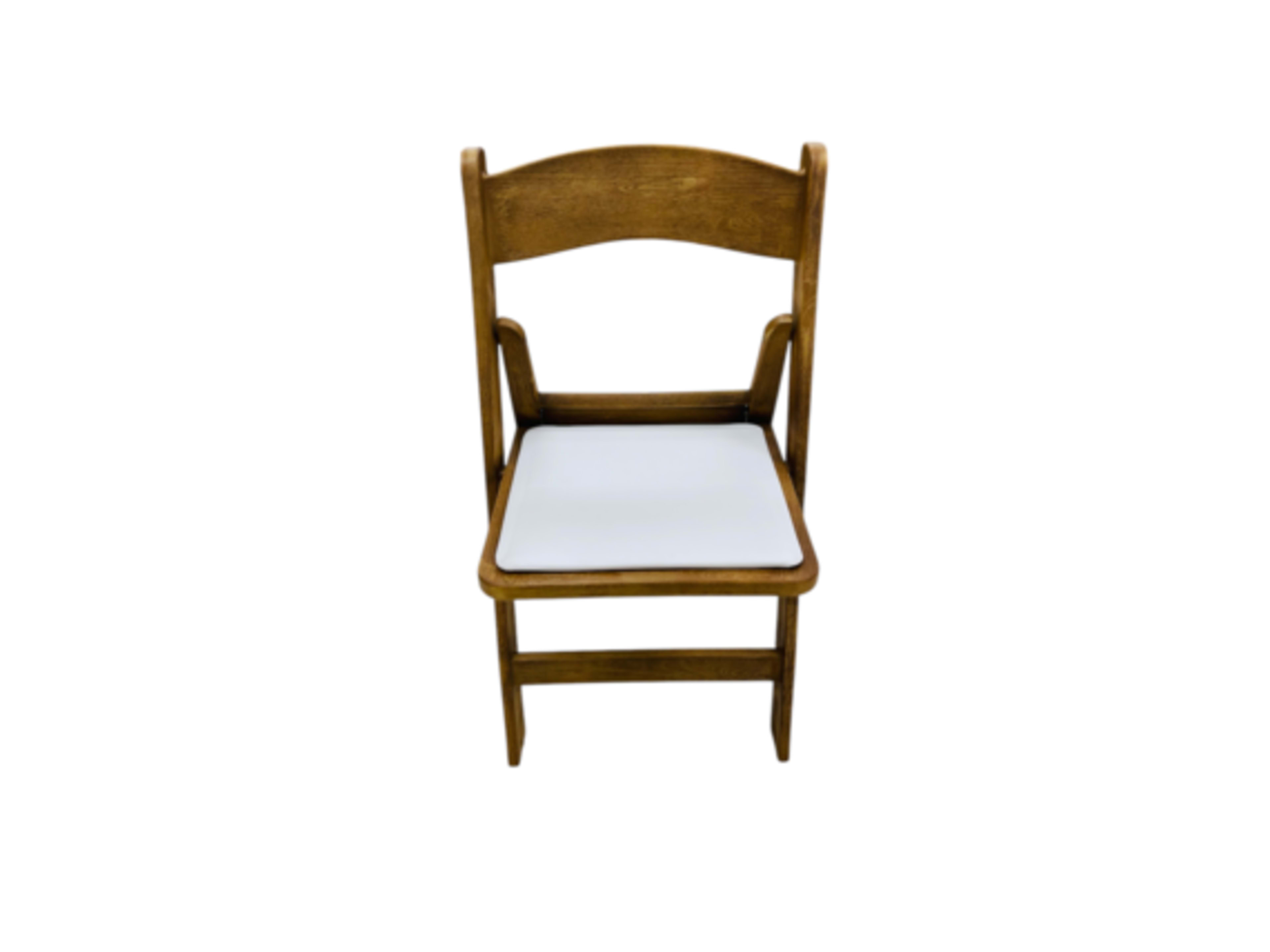 Chair Natural Wood Resin Padded Folding