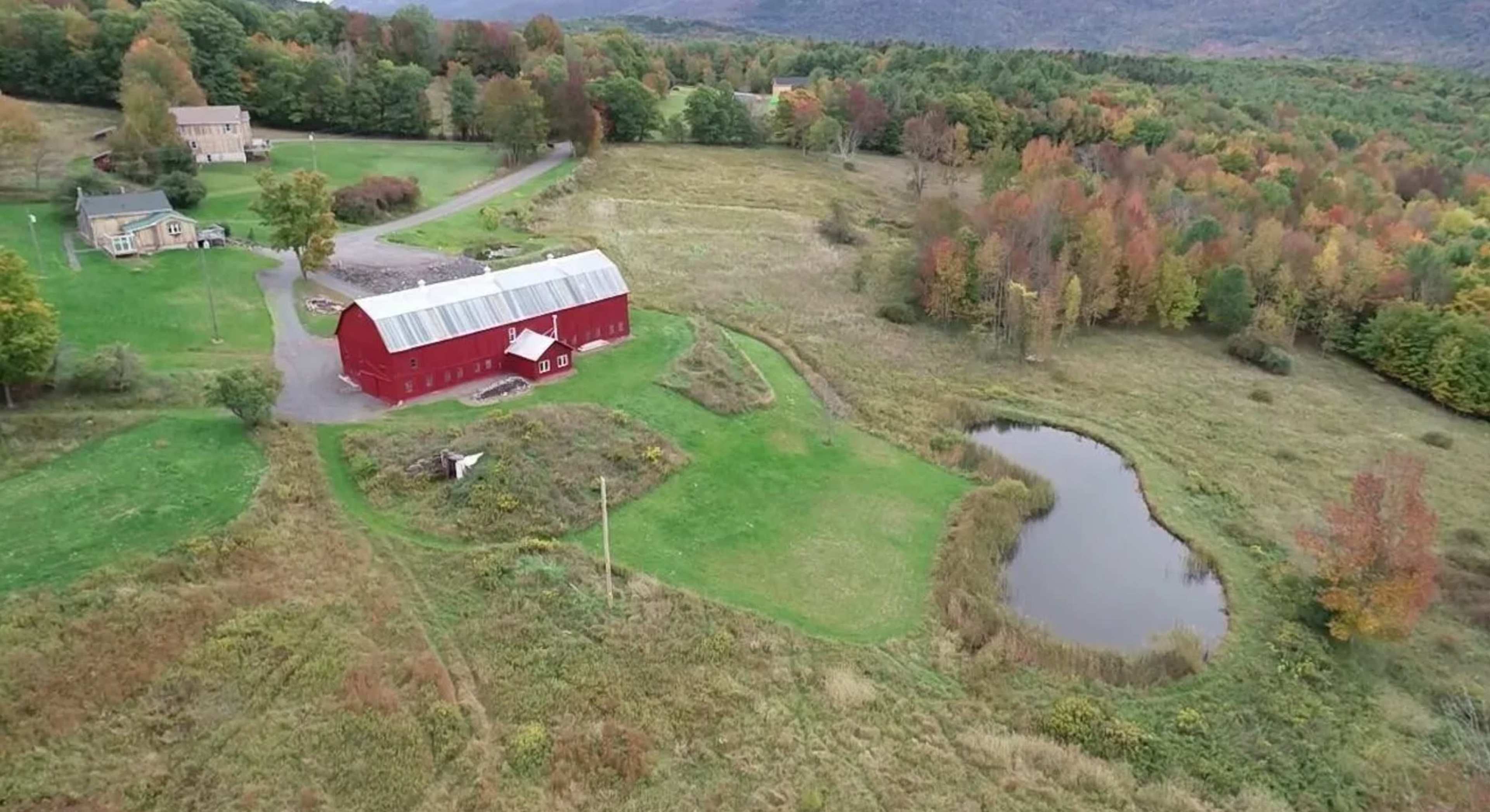 Your Own Barn and Mountain Range Image in Lexington, Lexington, NY