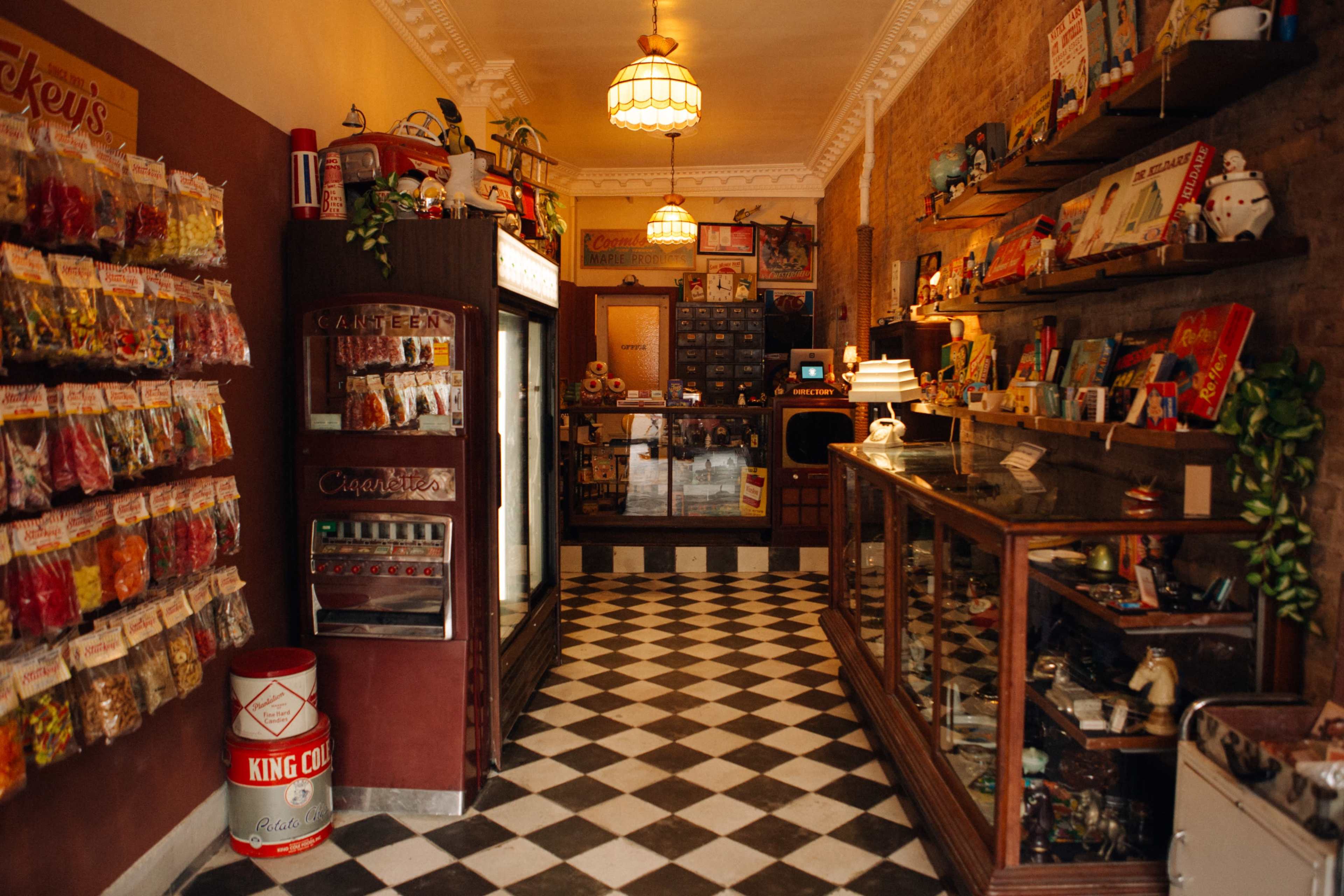 RETOR STYLED ANTIQUE & CANDY STORE Image in Lower Manhattan, New York, NY