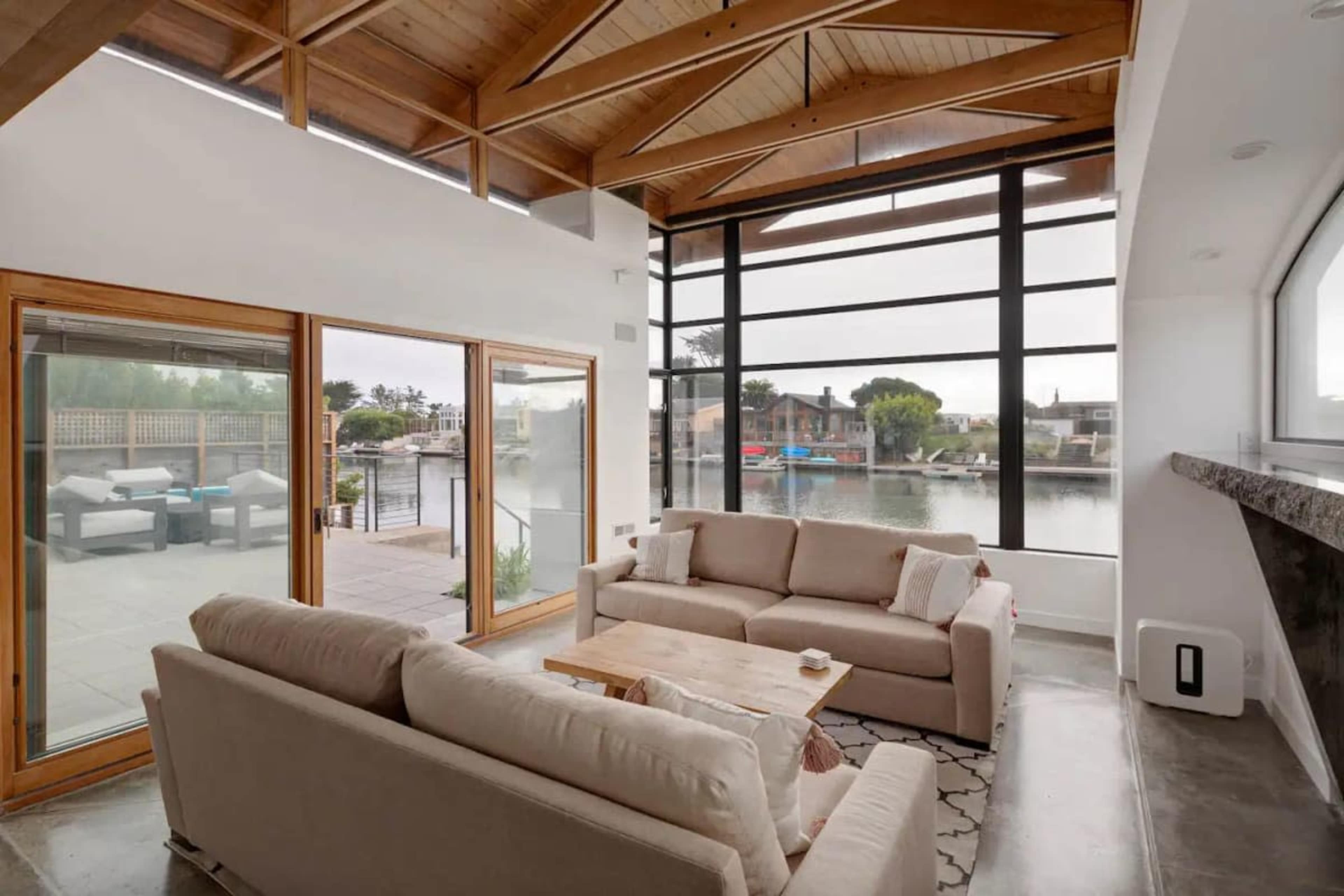 Luxury Waterfront Escape Home with Hot Tub, Firepit and many more! Image in Stinson Beach, Stinson Beach, CA