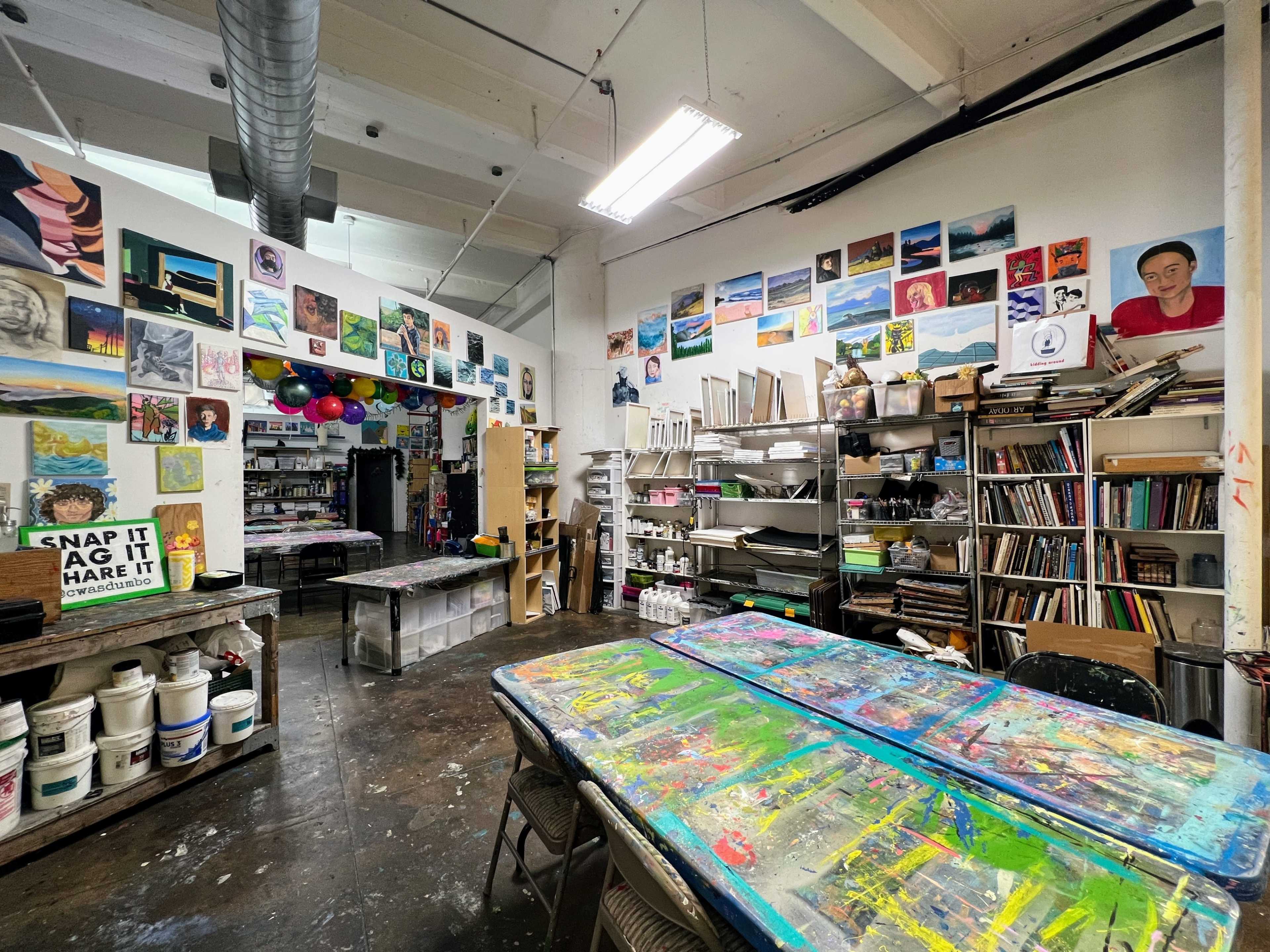 Colorful (and Huge) Art Studio in Dumbo, Brooklyn Image in Dumbo, Brooklyn, NY