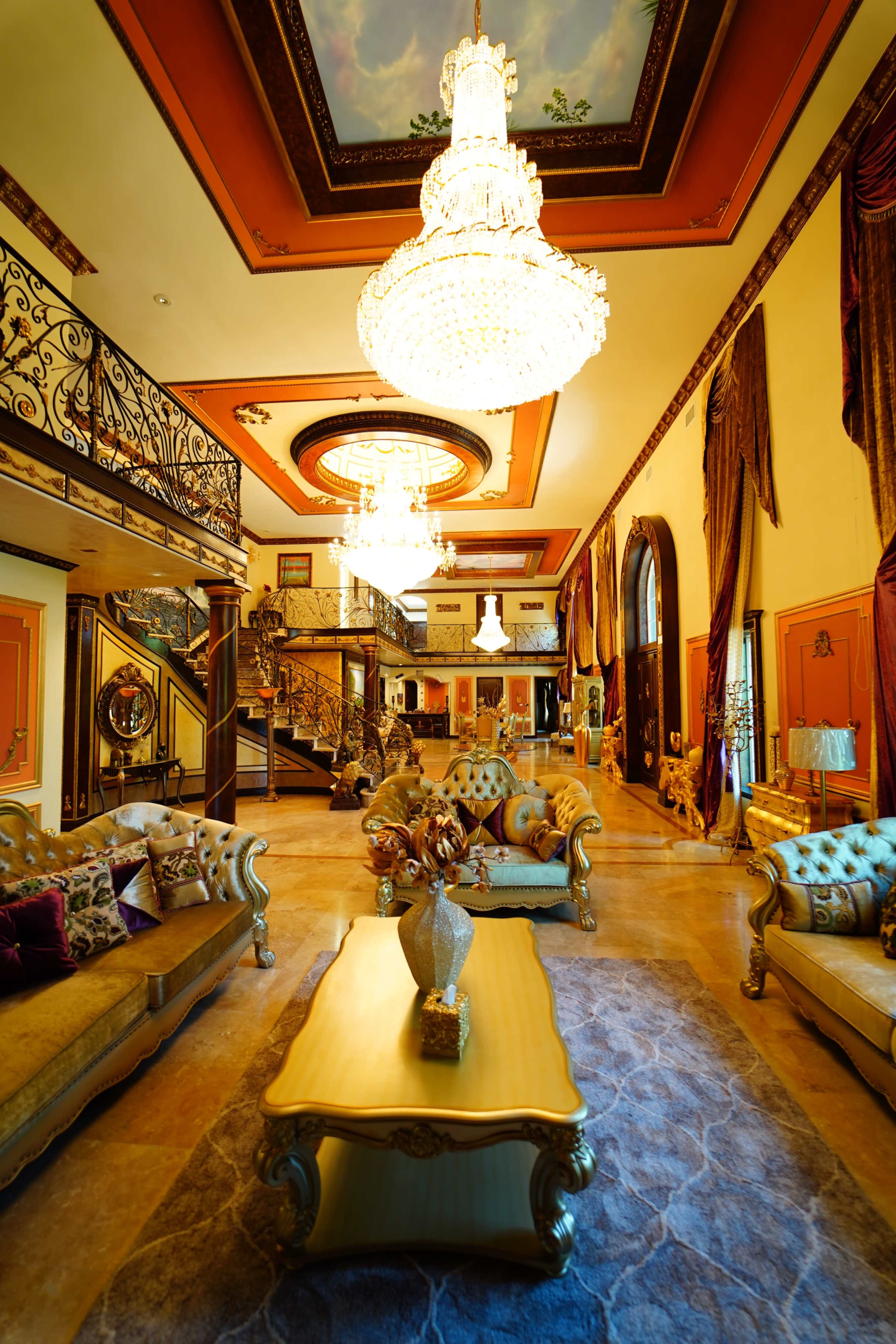 Luxury , mansion house , Los Angeles Woodland Hills /calabasses ,very unique design hand made paint ,golden luxury European atmosphere with unique wall  and ceiling paintings with artistic designs Image in Woodland Hills, Woodland Hills, CA