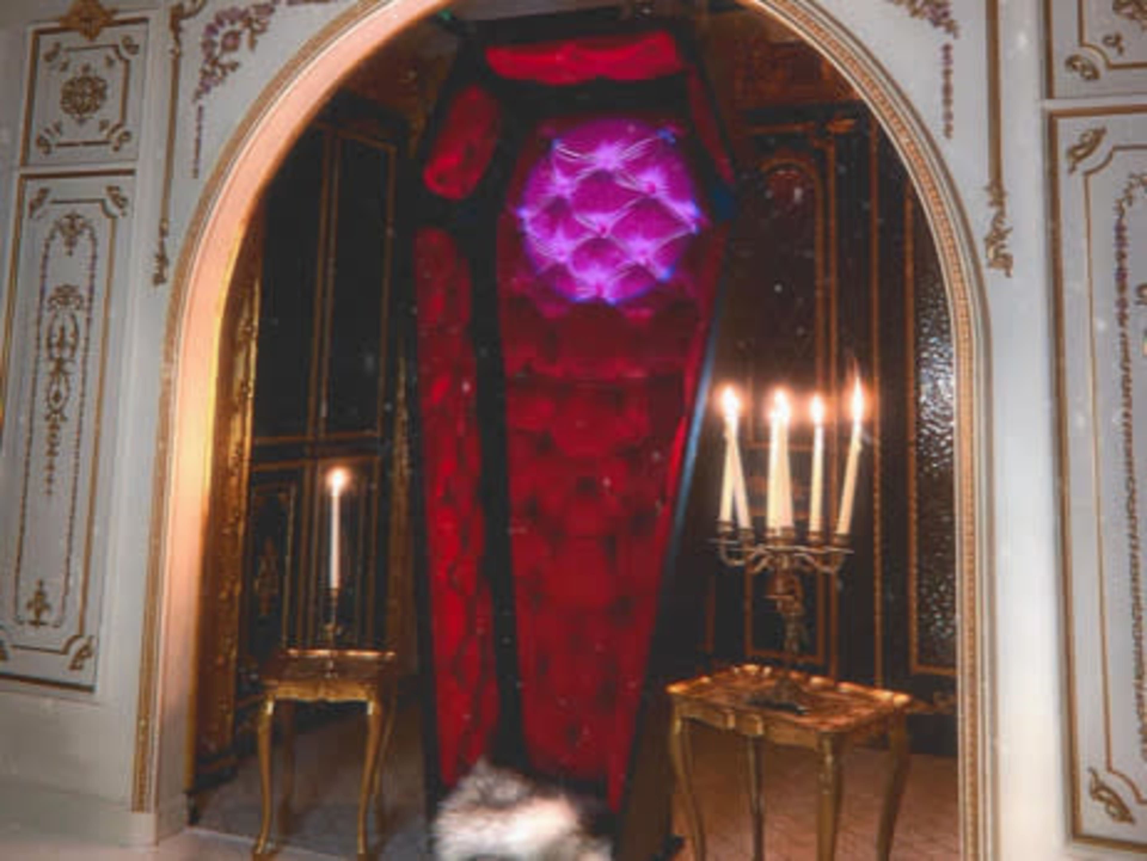 Red + Black Coffin