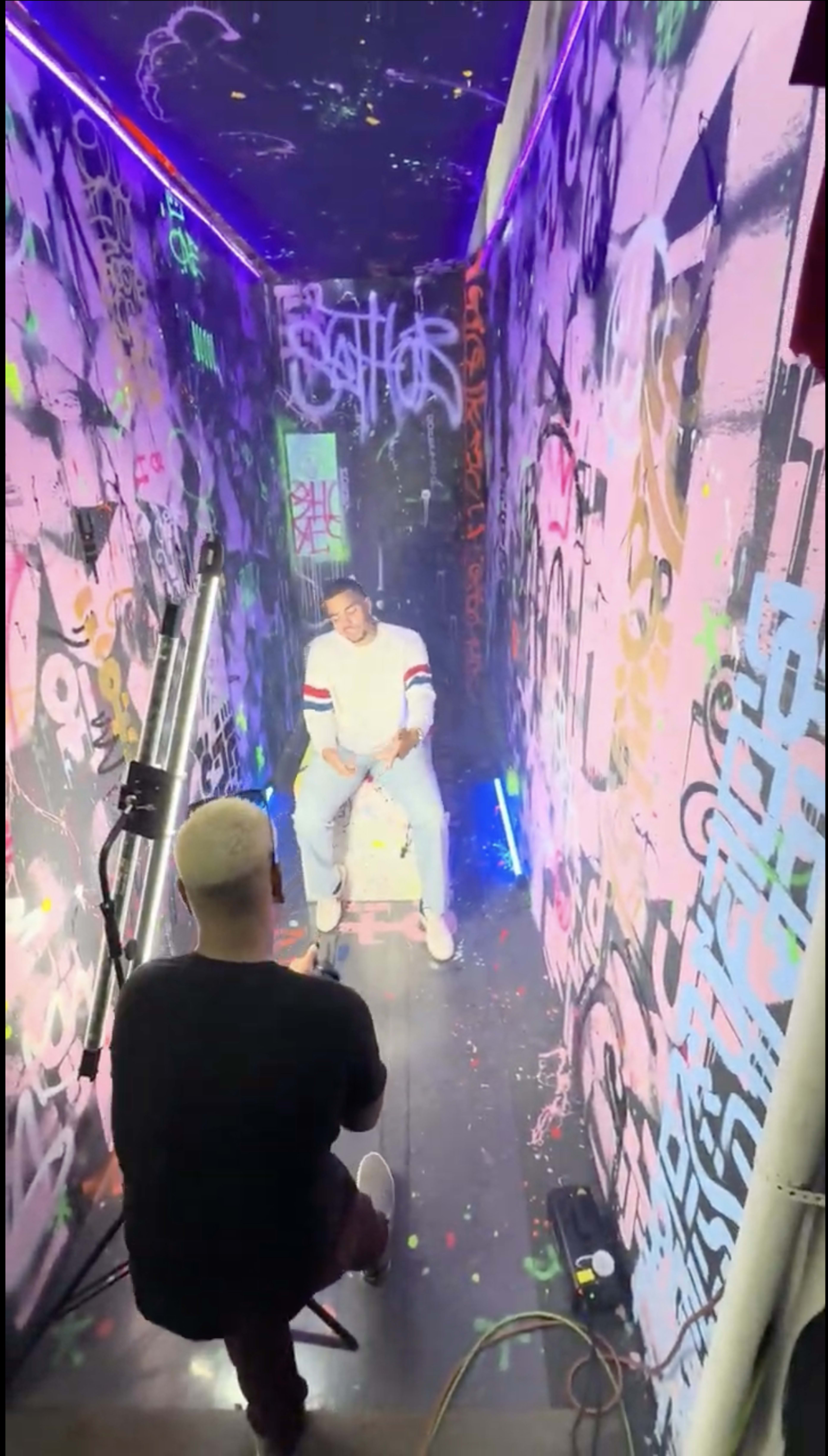 Colorful Graffiti Art Tunnel Studio Photo / Video Set in Downtown LA Image in Downtown Los Angeles, Los Angeles, CA