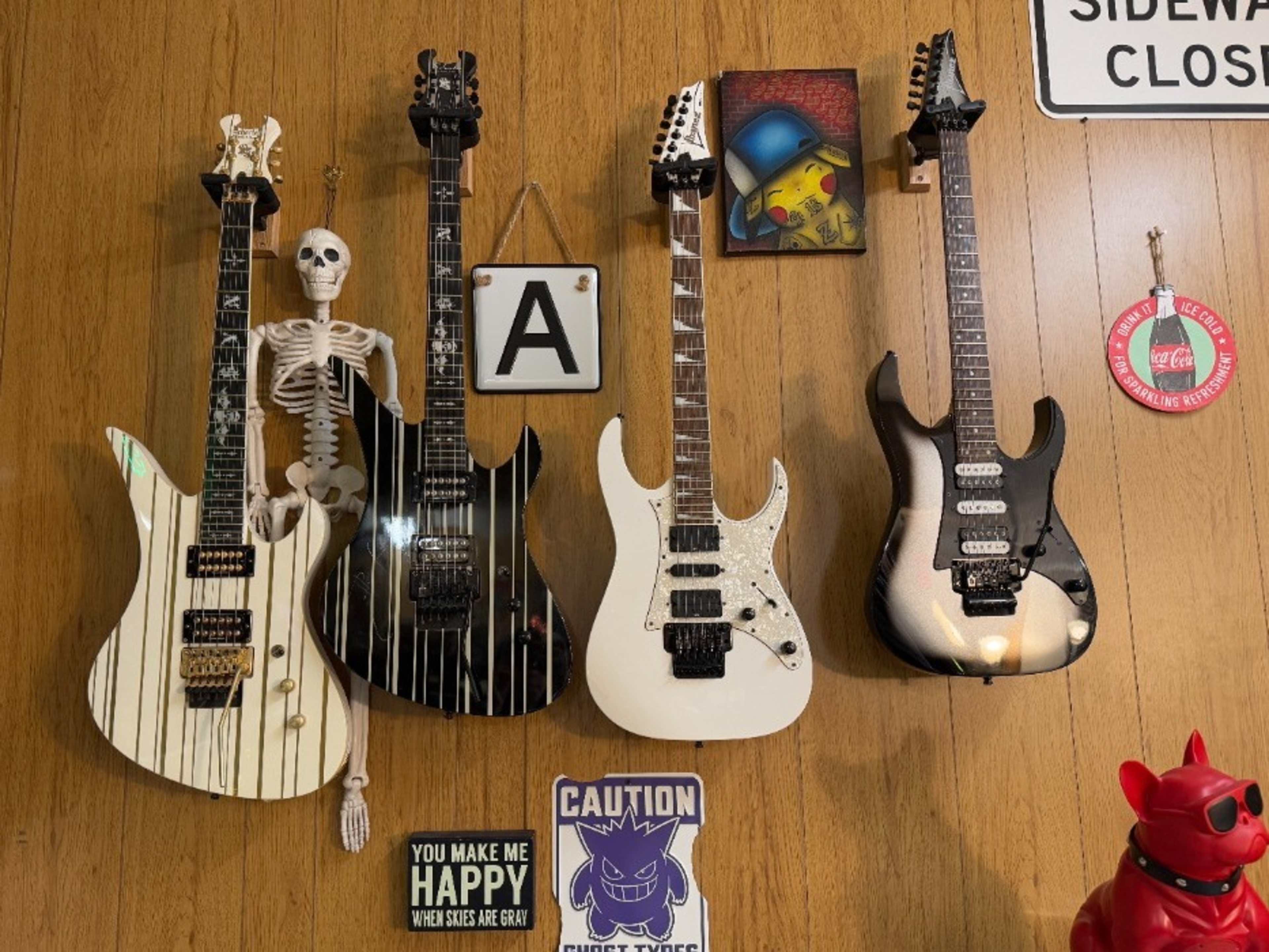 Guitars for tracking