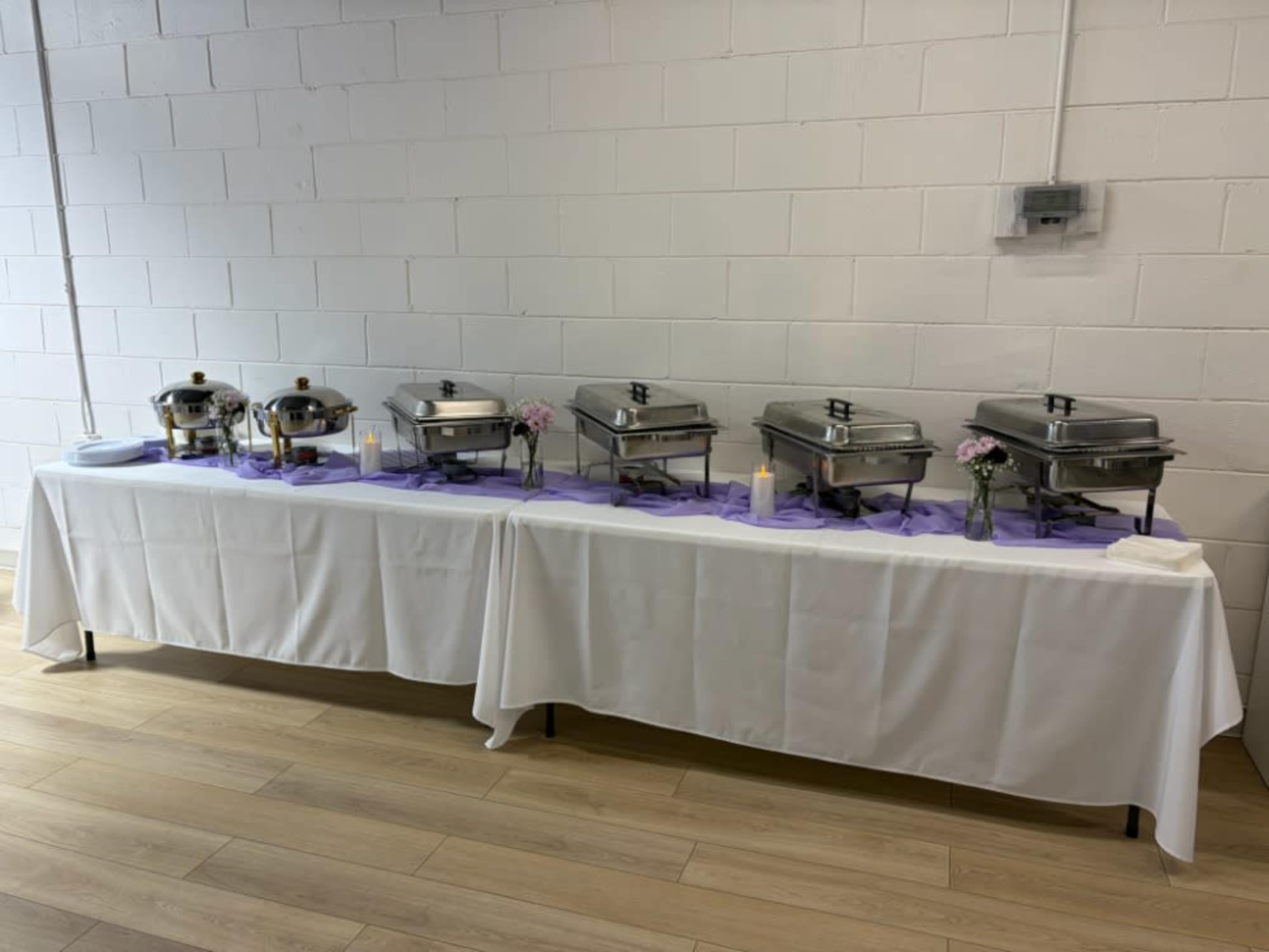 Professional Food Buffet Set Up 