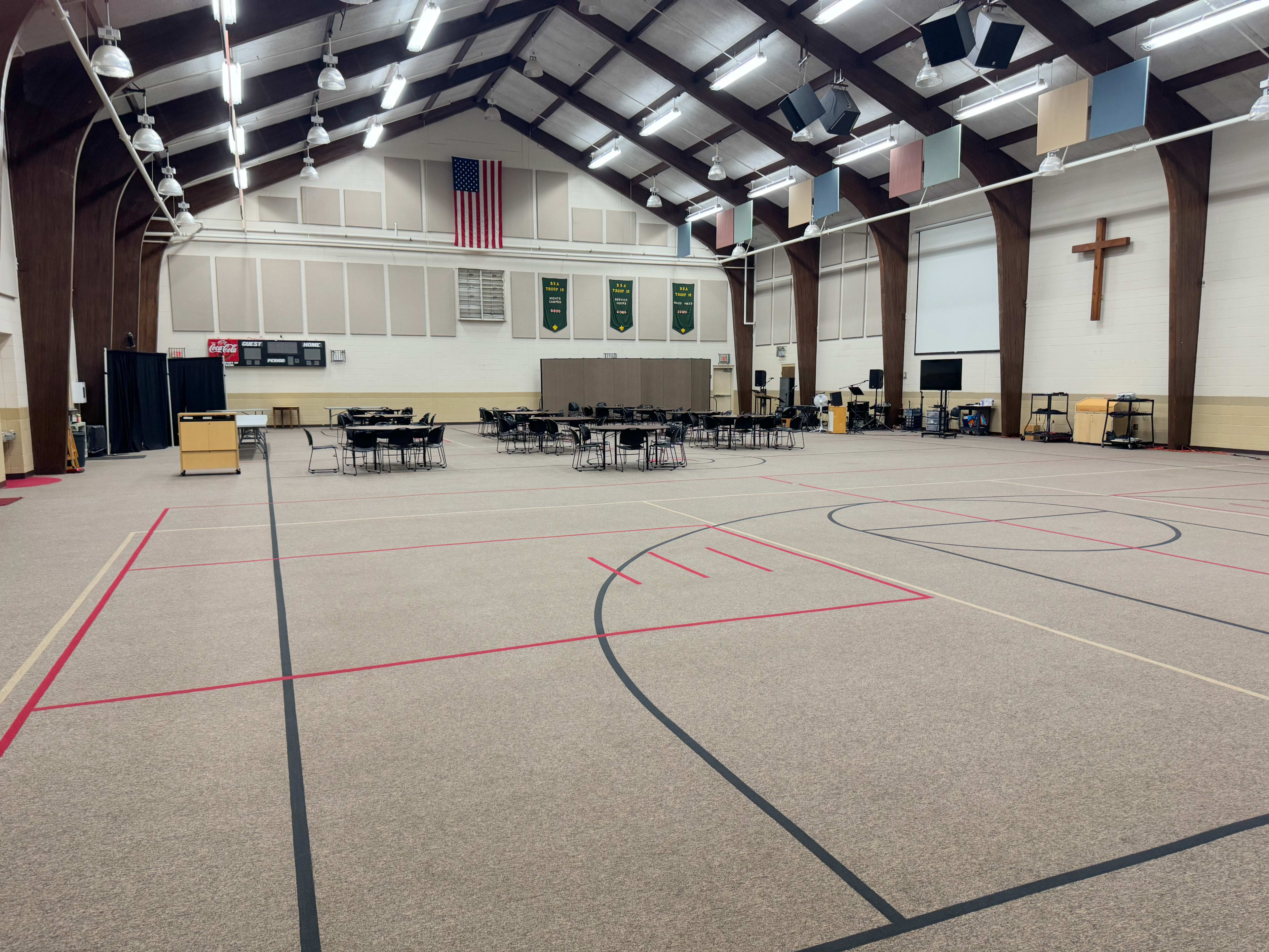 Church Space for Rent -  Basketball Court Image in Cartersville, Cartersville, GA