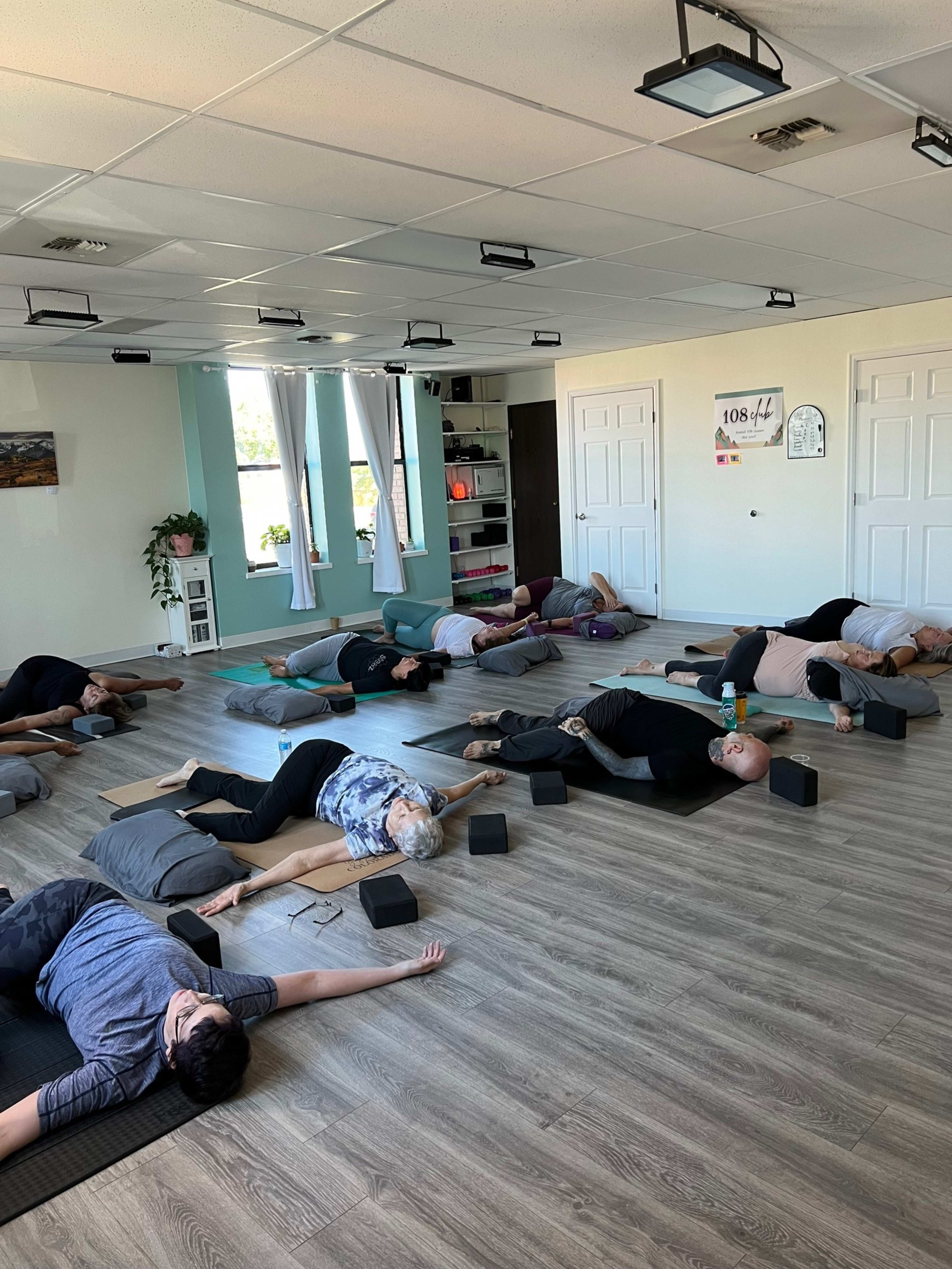 Denver Metro Yoga Studio with Cozy, Modern Lighting Image in Aurora, Aurora, CO