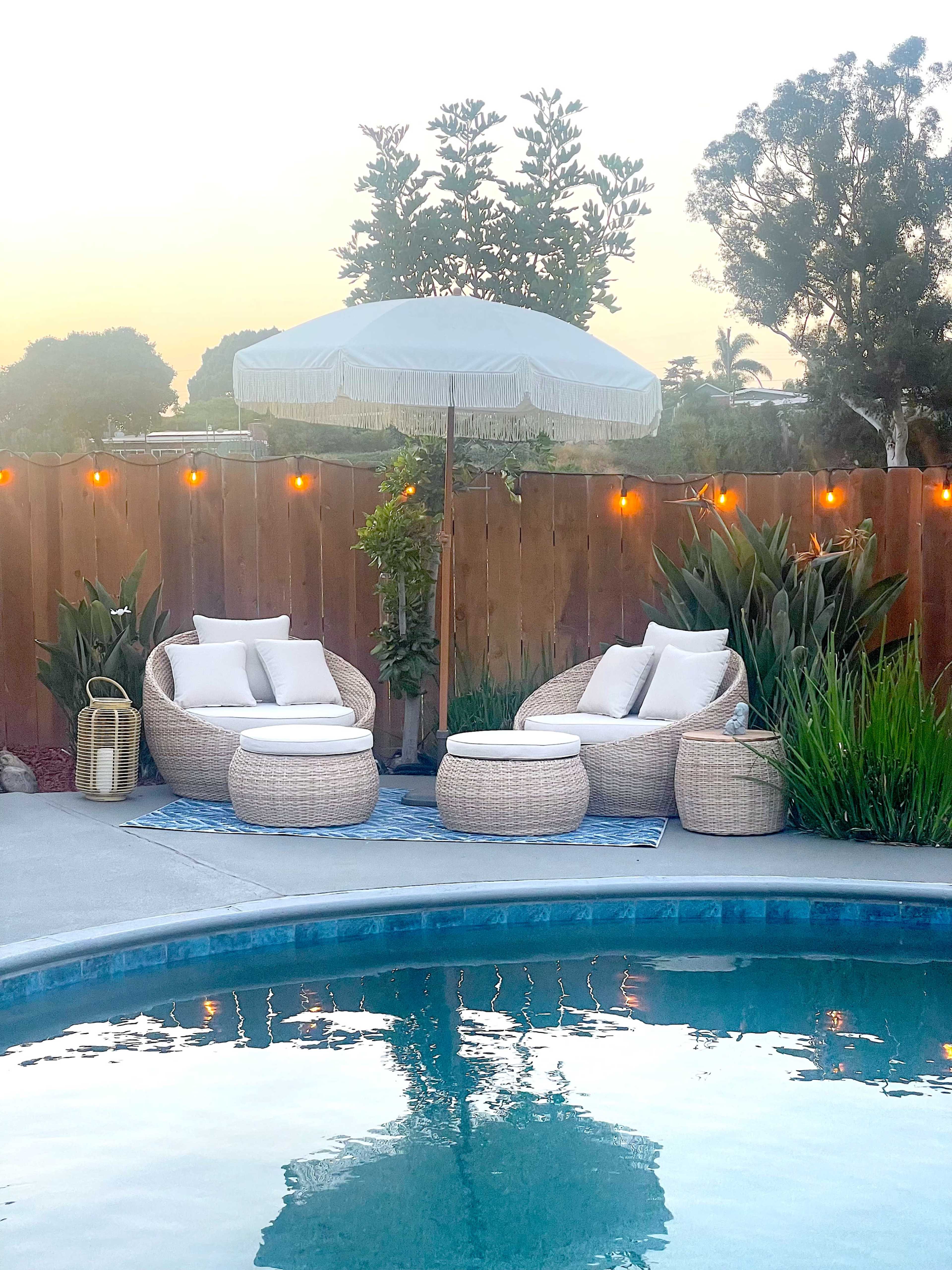 Beautiful, roomy backyard in a quiet suburban San Diego neighborhood—perfect for relaxing or entertaining. Image in Serra Mesa, San Diego, CA