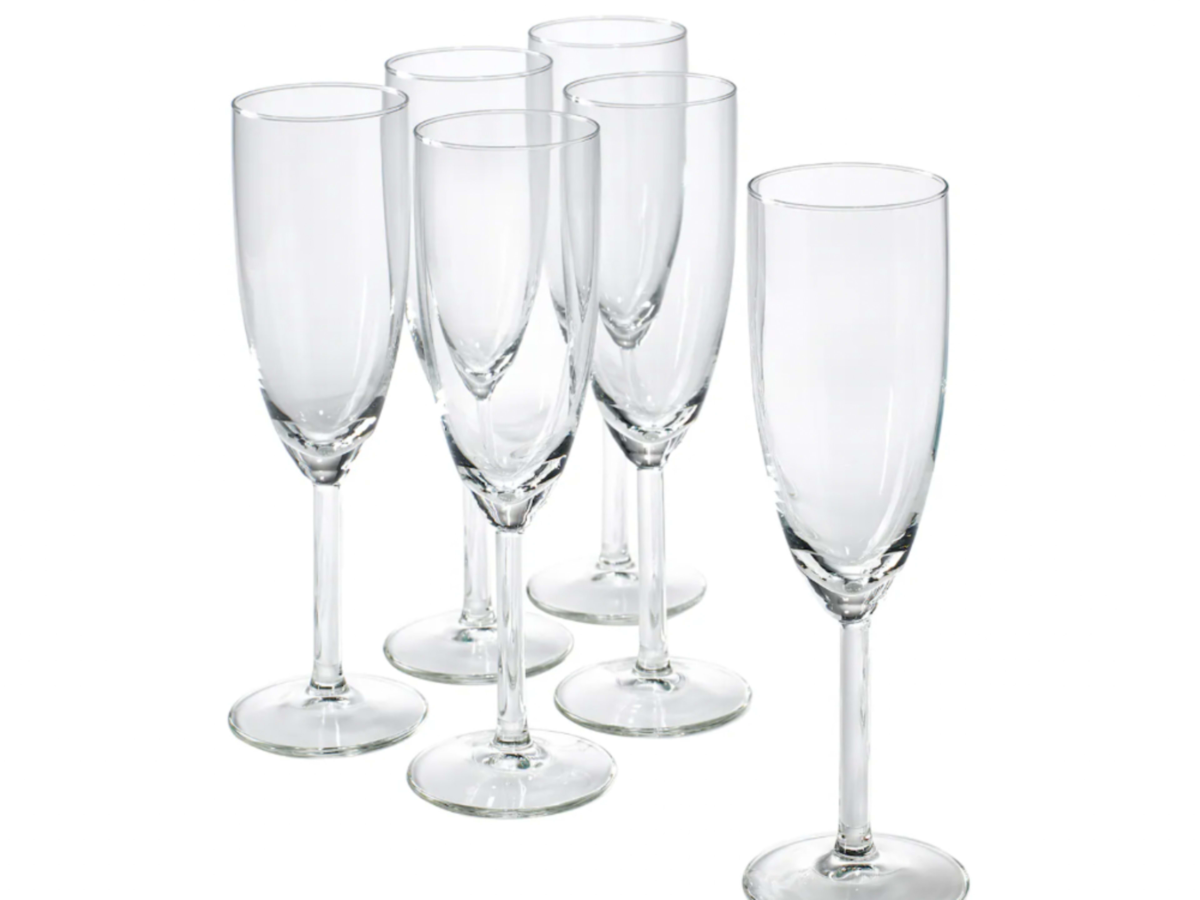 Champagne Flutes (glass)