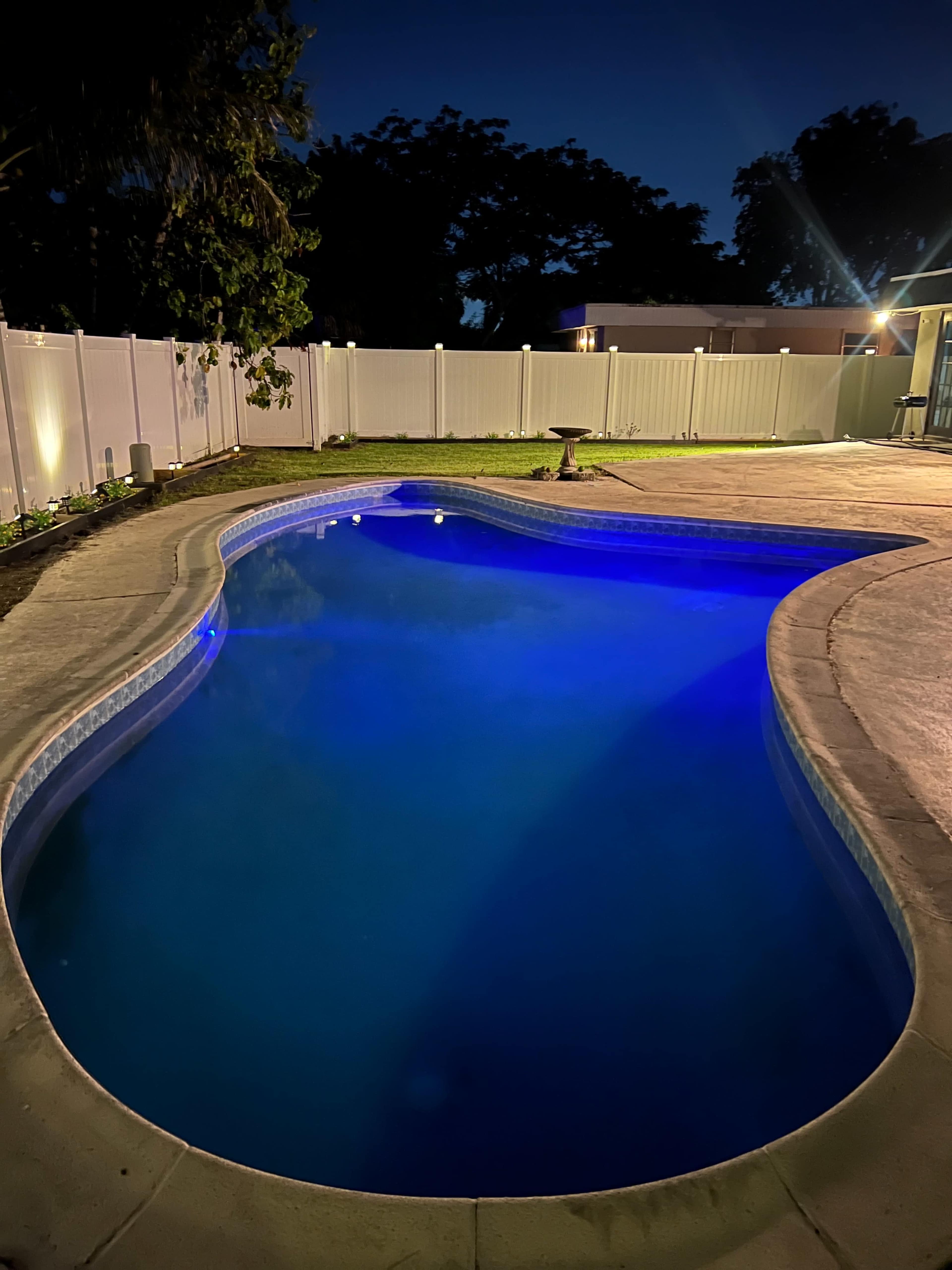 Hidden Oasis Backyard Poolside Image in Tamarac, Tamarac, FL