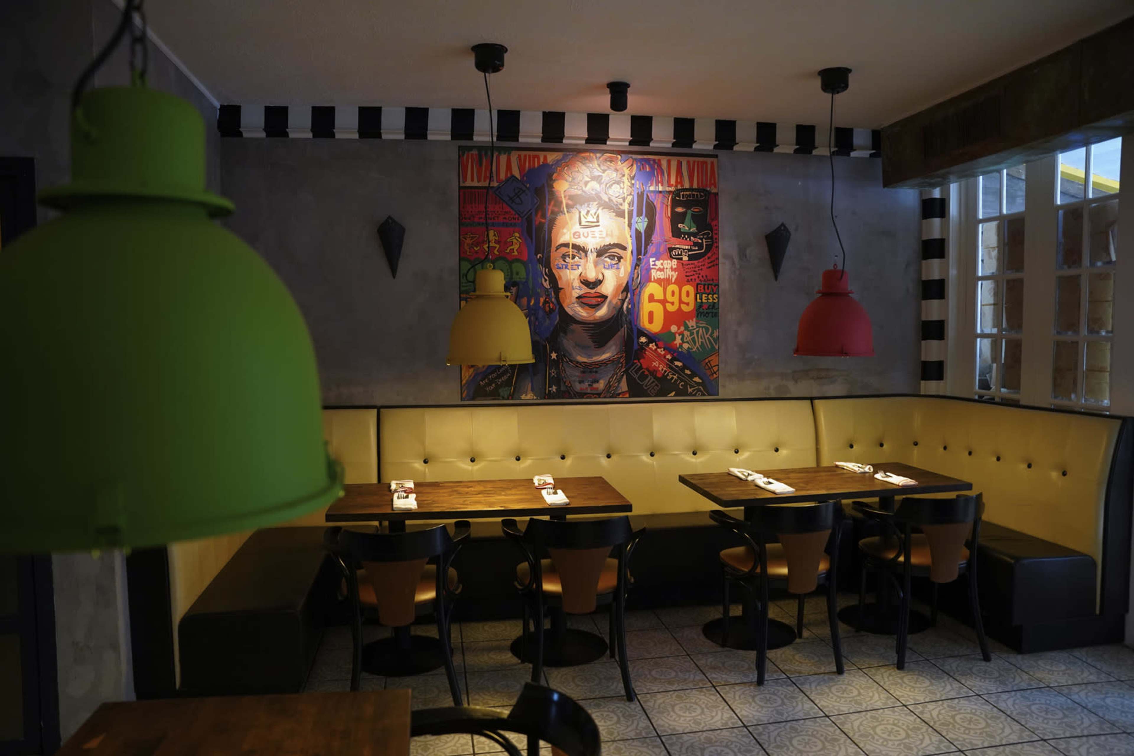 East Village rustic and artistic boutique style restaurant Image in Lower Manhattan, New York, NY