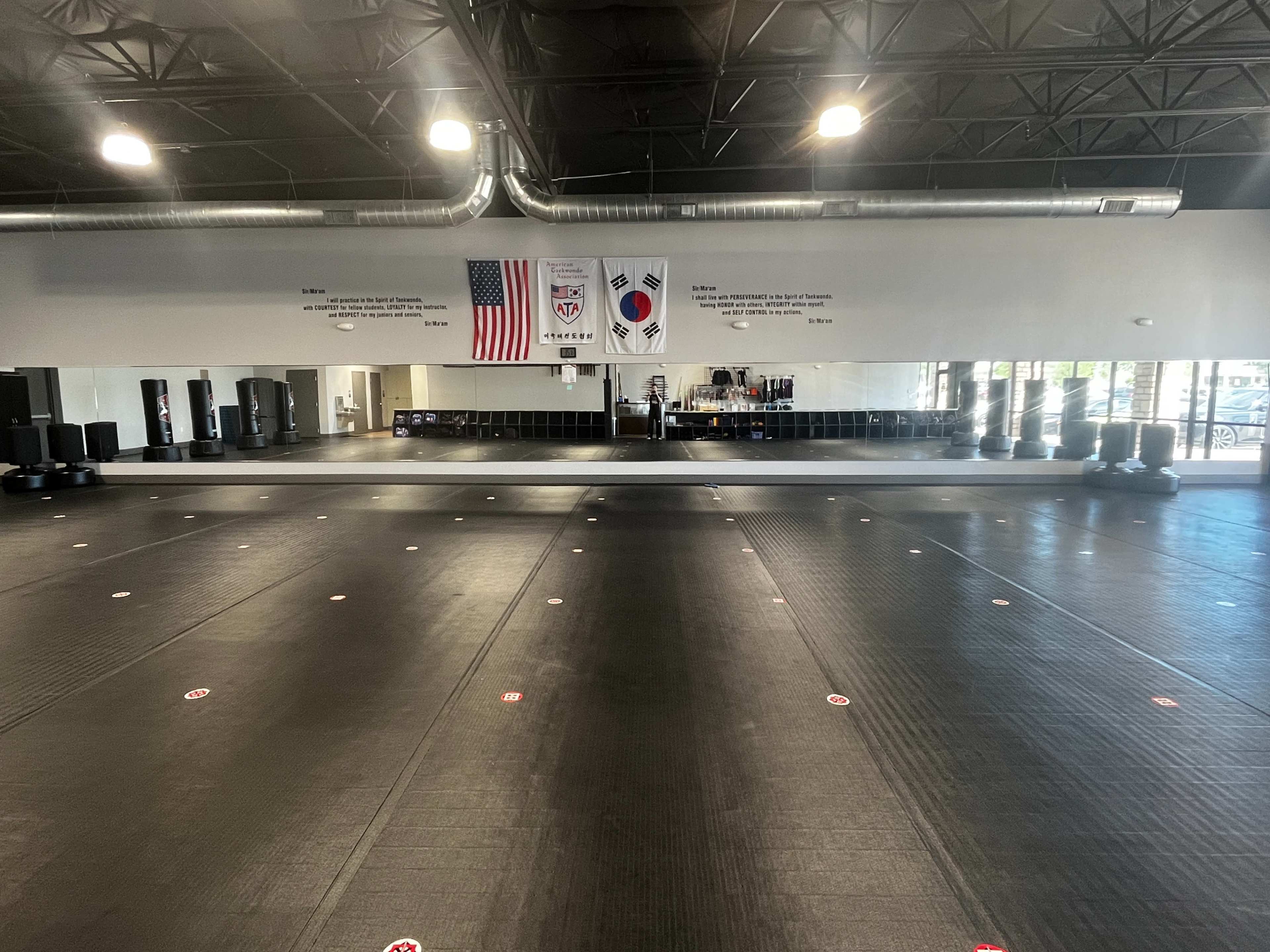 Spacious padded gym floor with access to additional equipment Image in Southlake, Southlake, TX