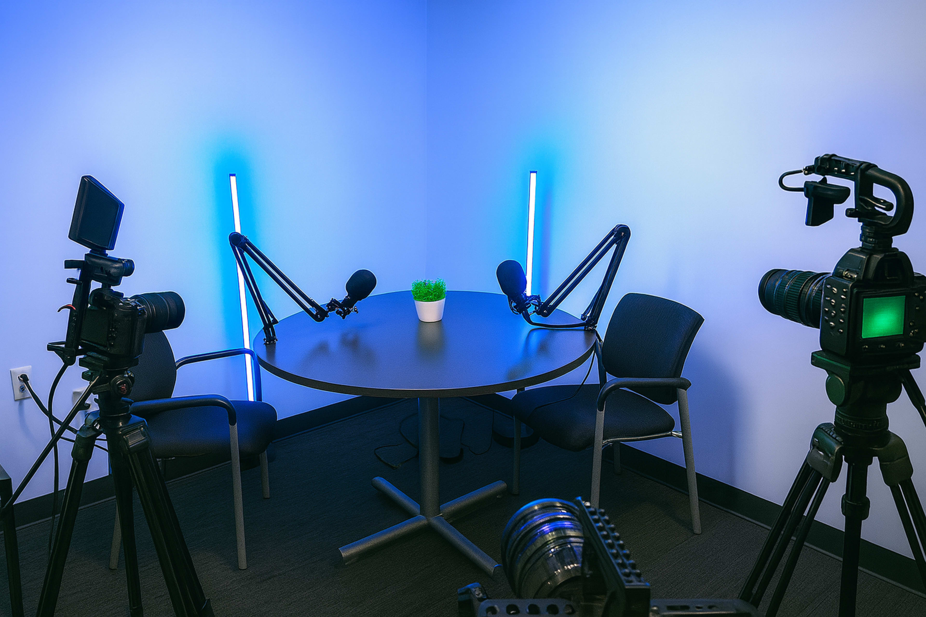 Podcast Recording Image in Central Business District, New Orleans, LA