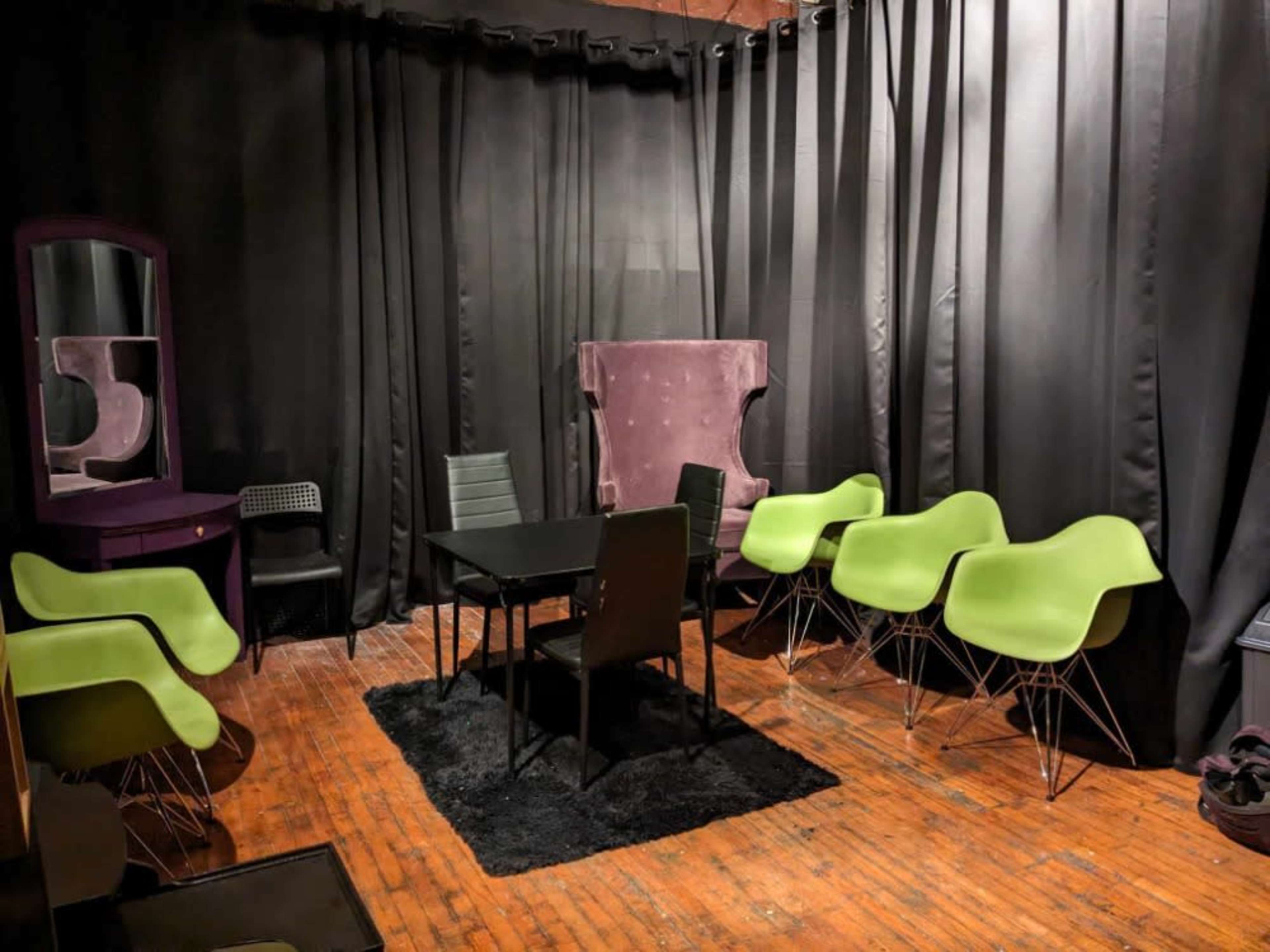 Additional space for performers