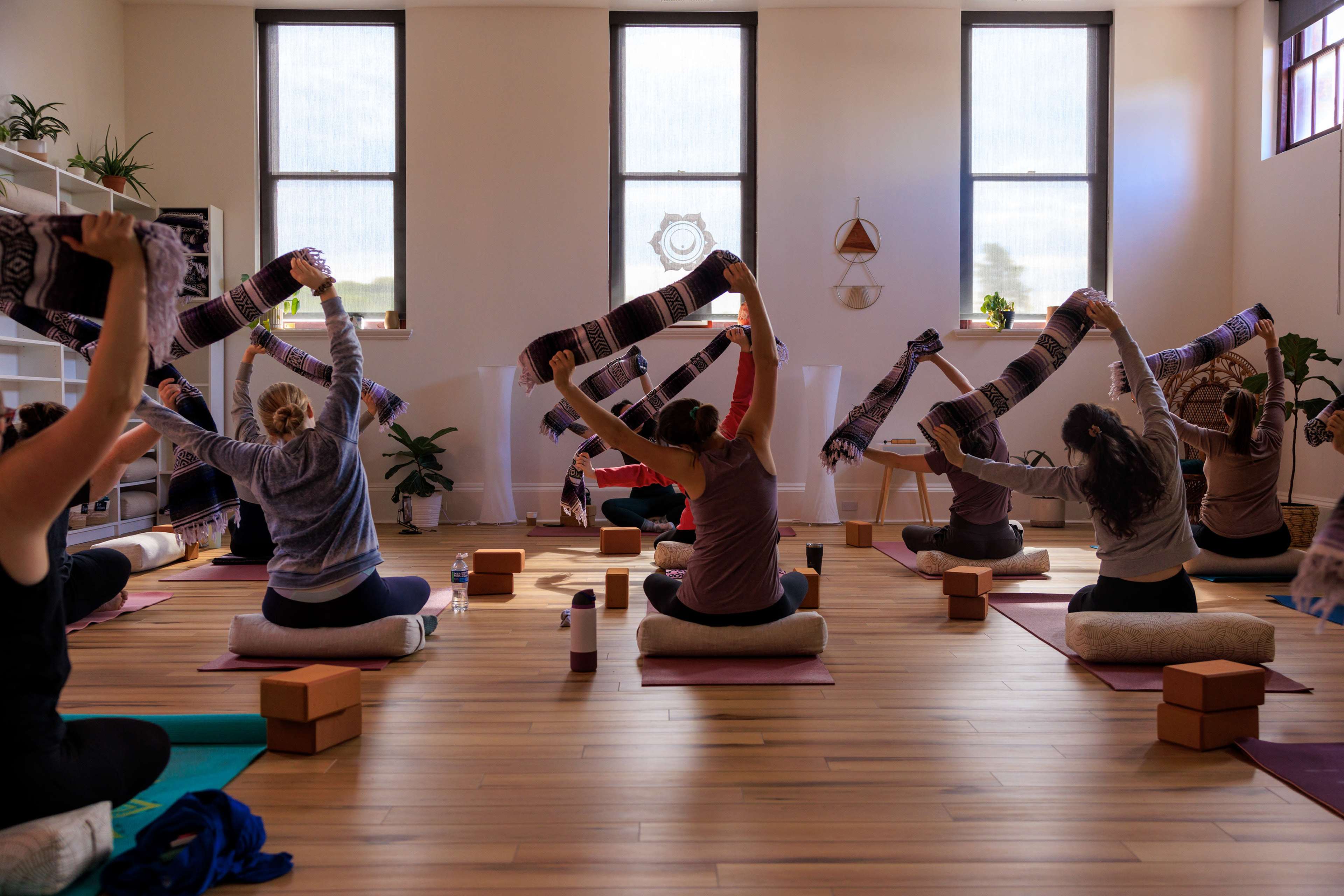 Light-Filled Yoga Studio in Hampden’s Historic Castle Image in Wyman Park, Baltimore, MD