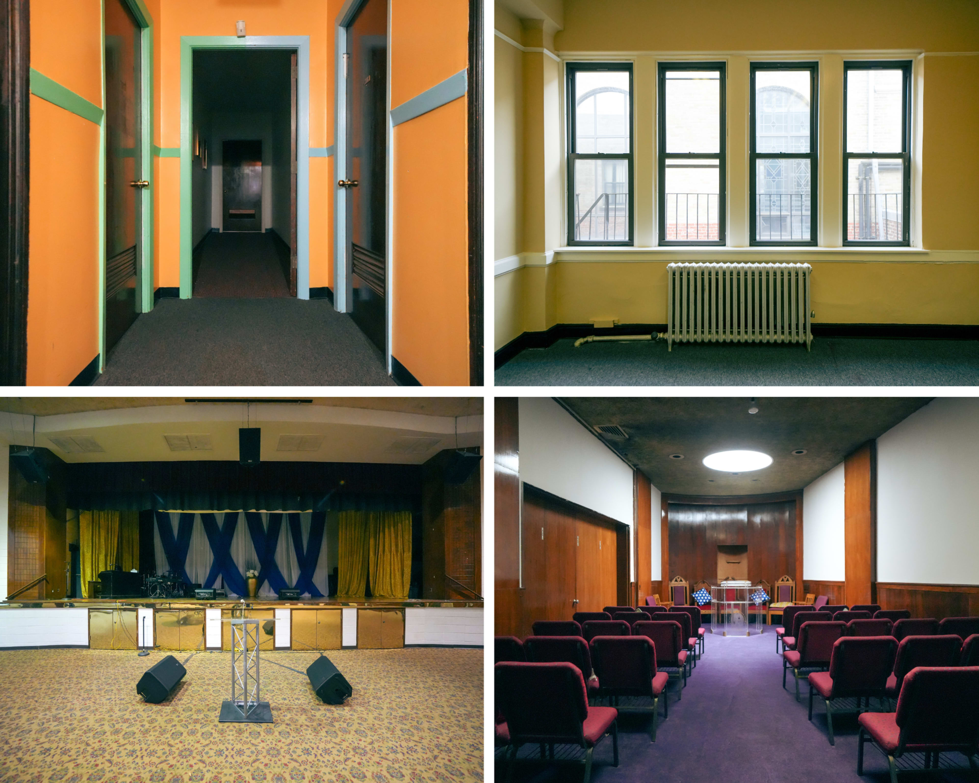 Colorful Hall with Bright Interiors, Sitting Area Image in North Side, Mount Vernon, NY