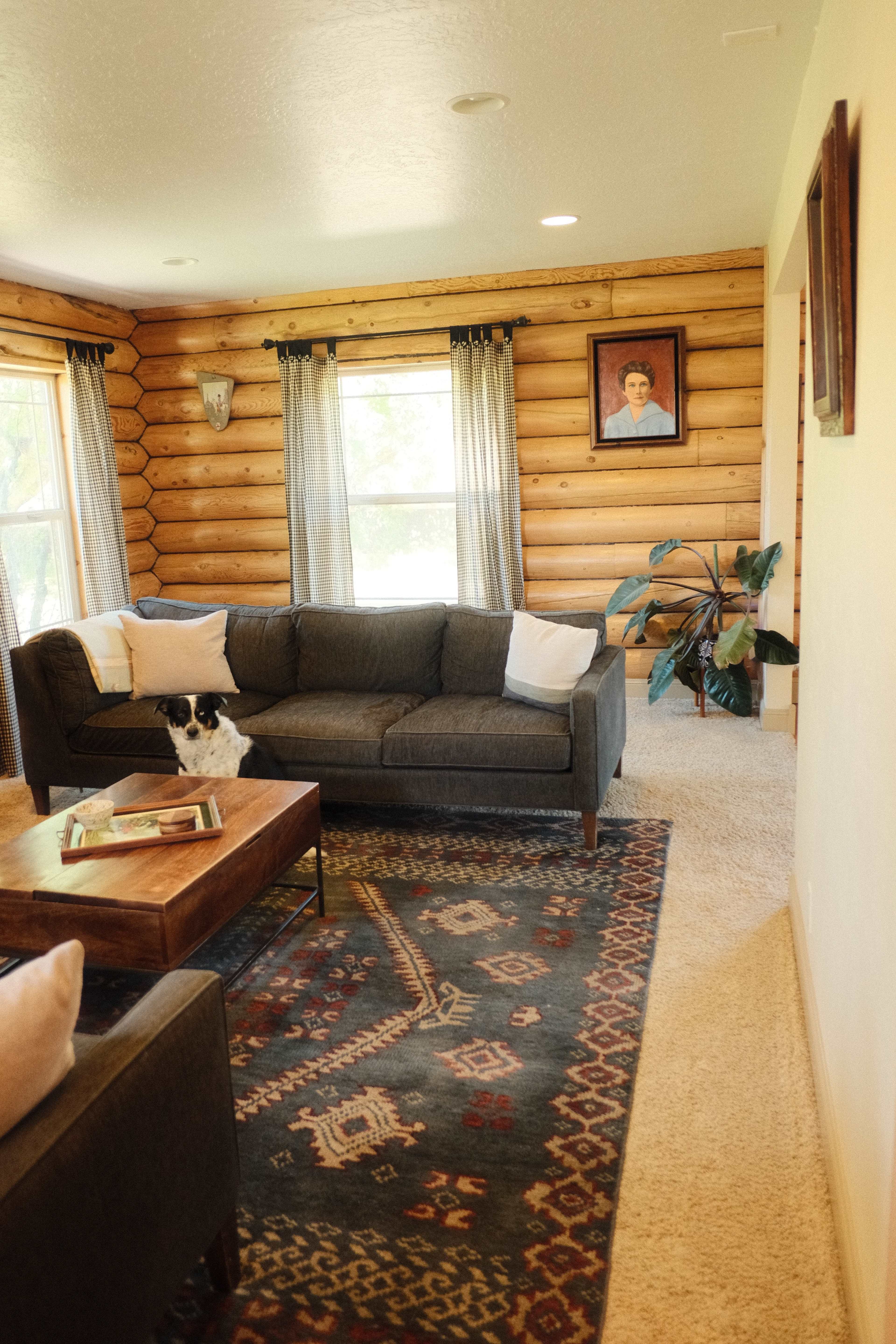 Rustic 1970s Log Cabin with Music Den, Creek & Yard Image in Lindon, Lindon, UT