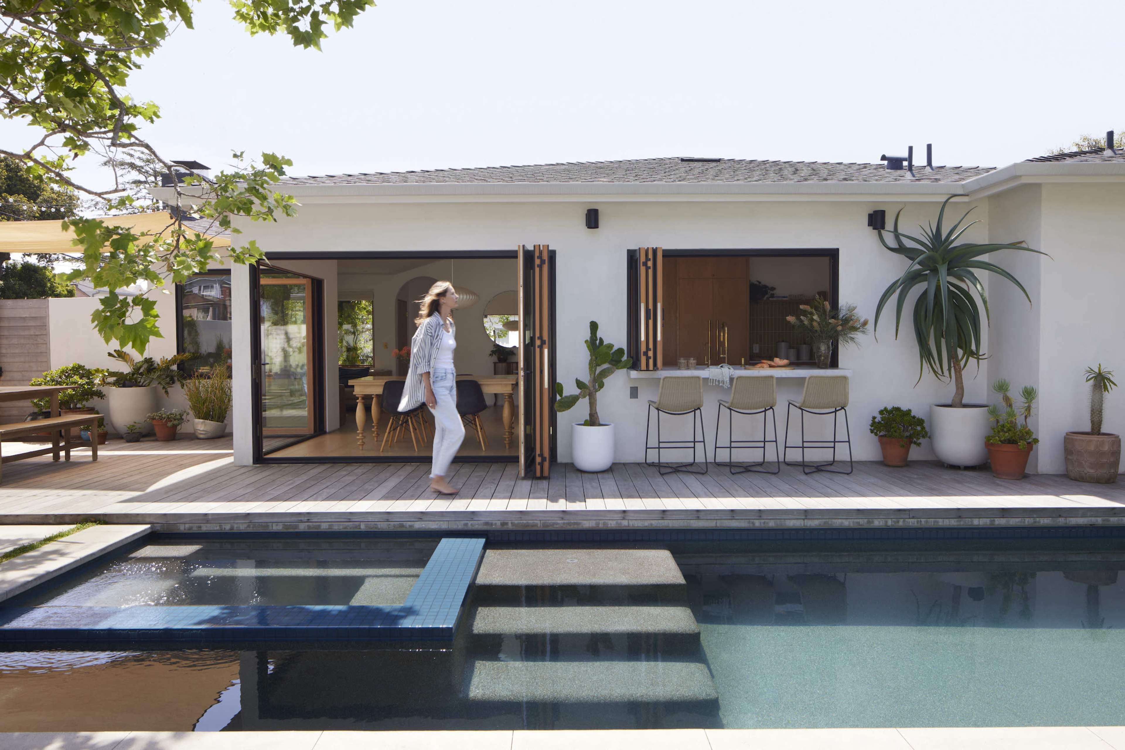 Modern casual California Indoor/Outdoor Living Image in Mar Vista, Los Angeles, CA