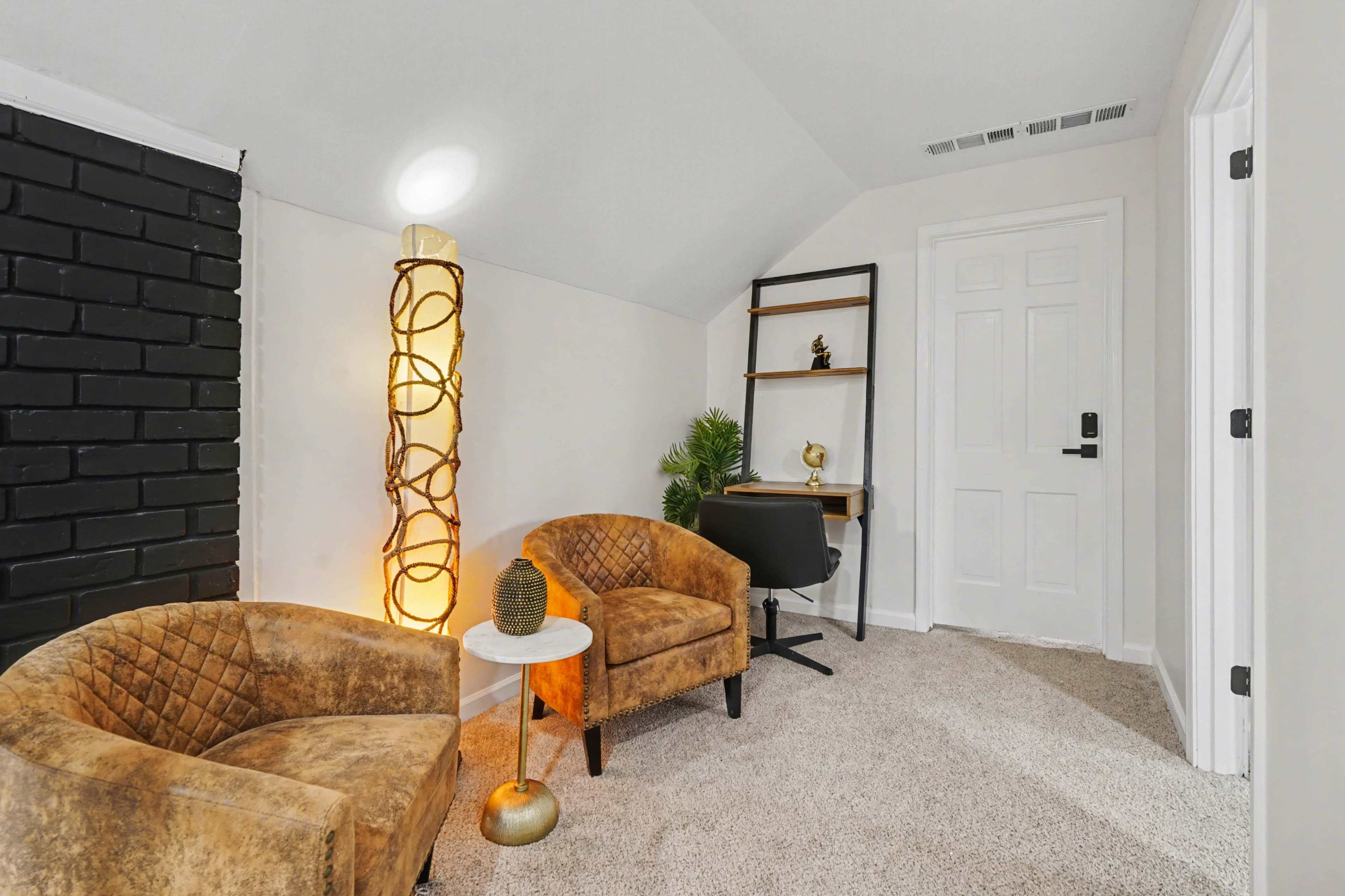 Scandinavian Modern Content House | Luxury Kitchen + Statement Fireplace Image in , Lithonia, GA