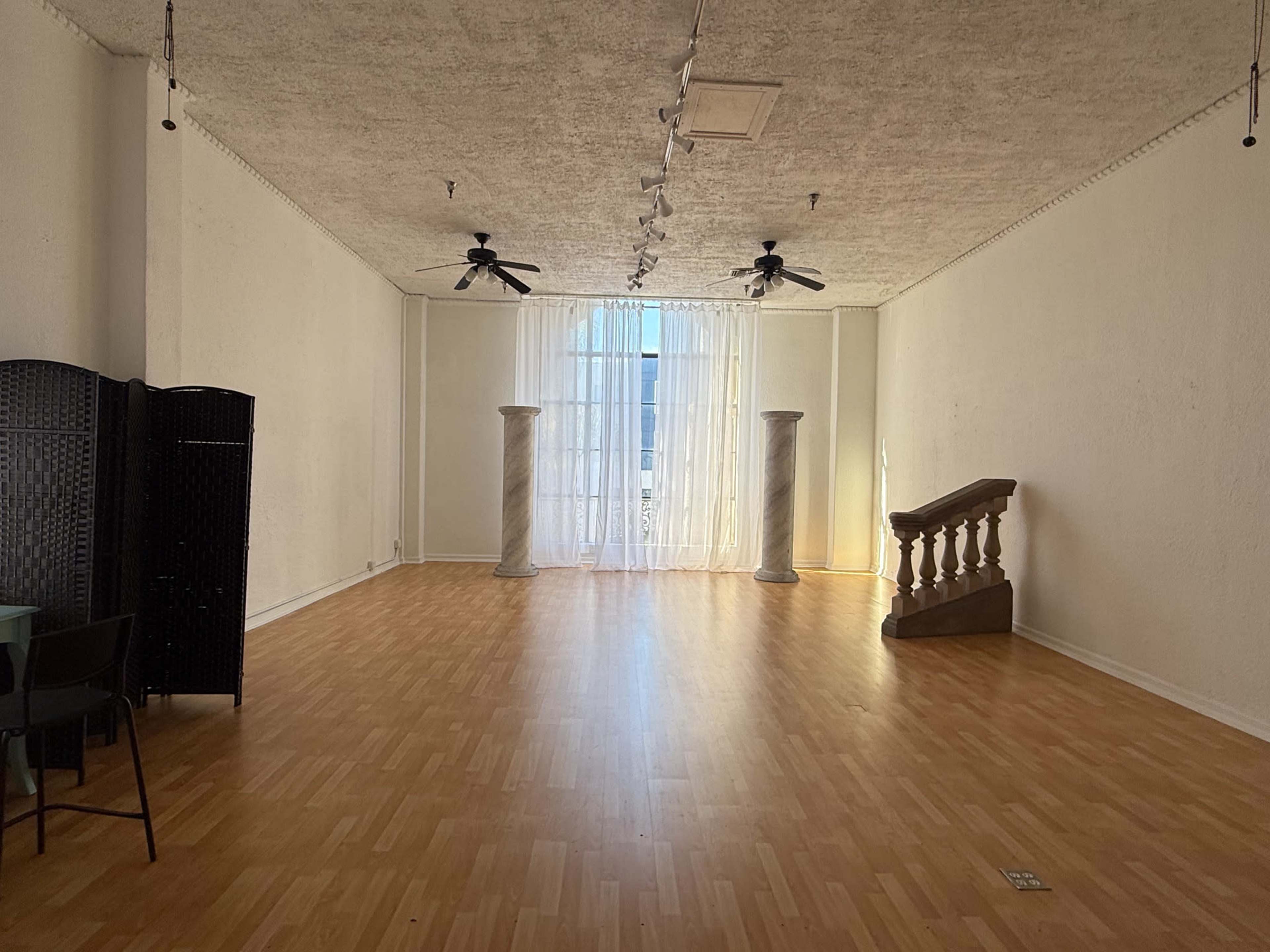 Downtown Art deco daylight Studio, huge large rod iron Image in Downtown, Santa ana, CA