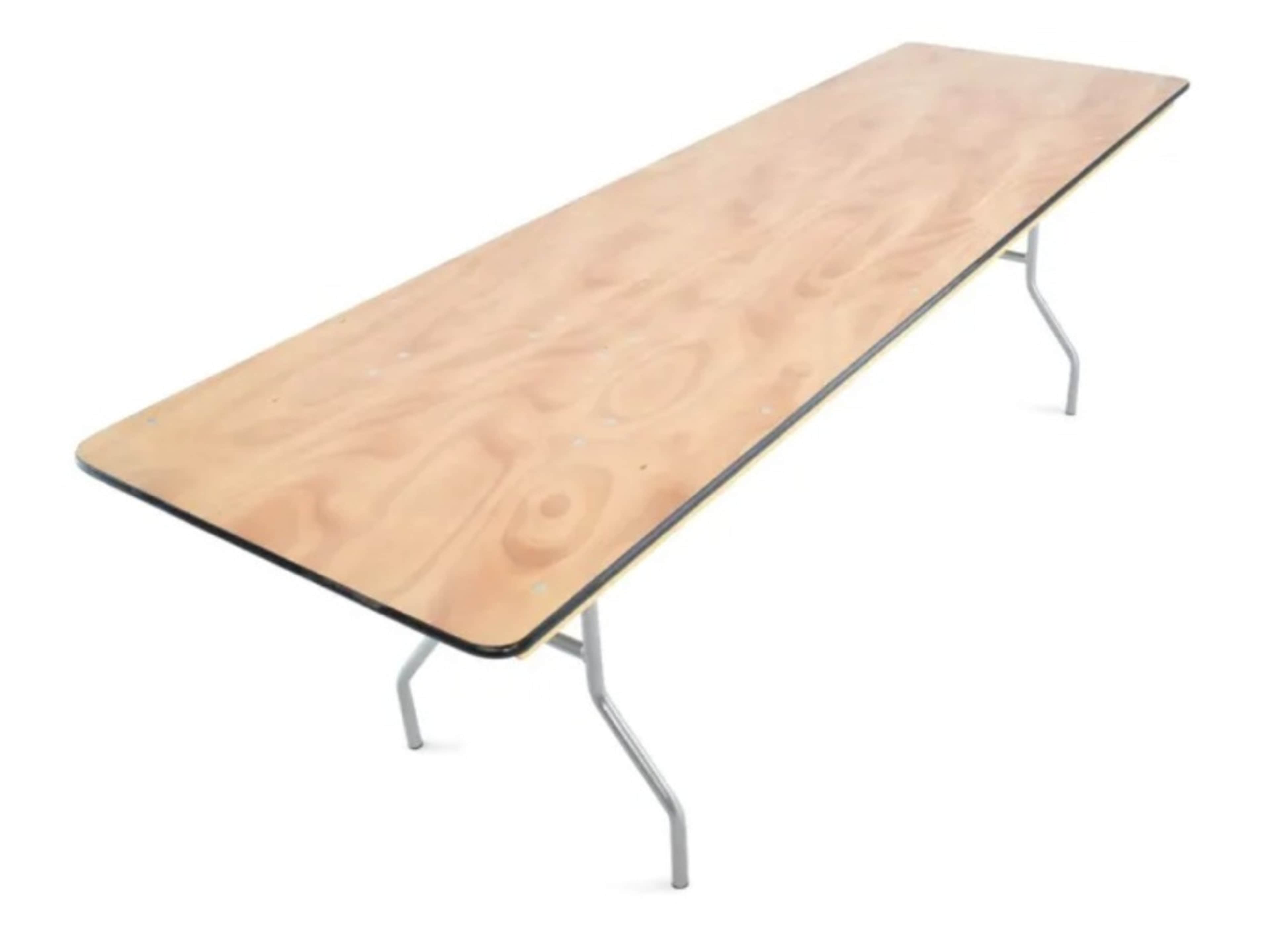 8 ft. Rectangular Wooden Table