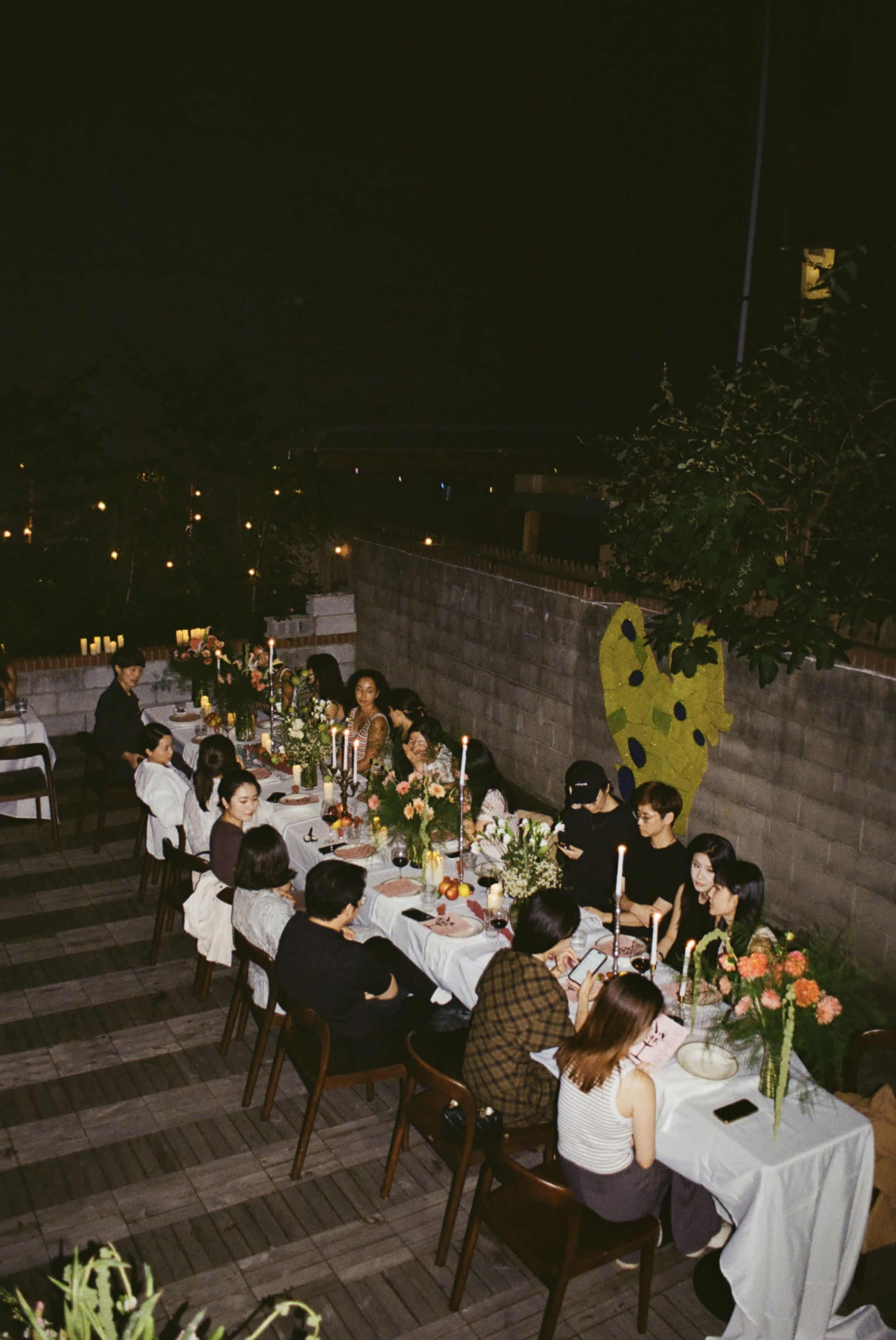 Patio in minimal urban restaurant Image in Long Island City, Long Island City, NY