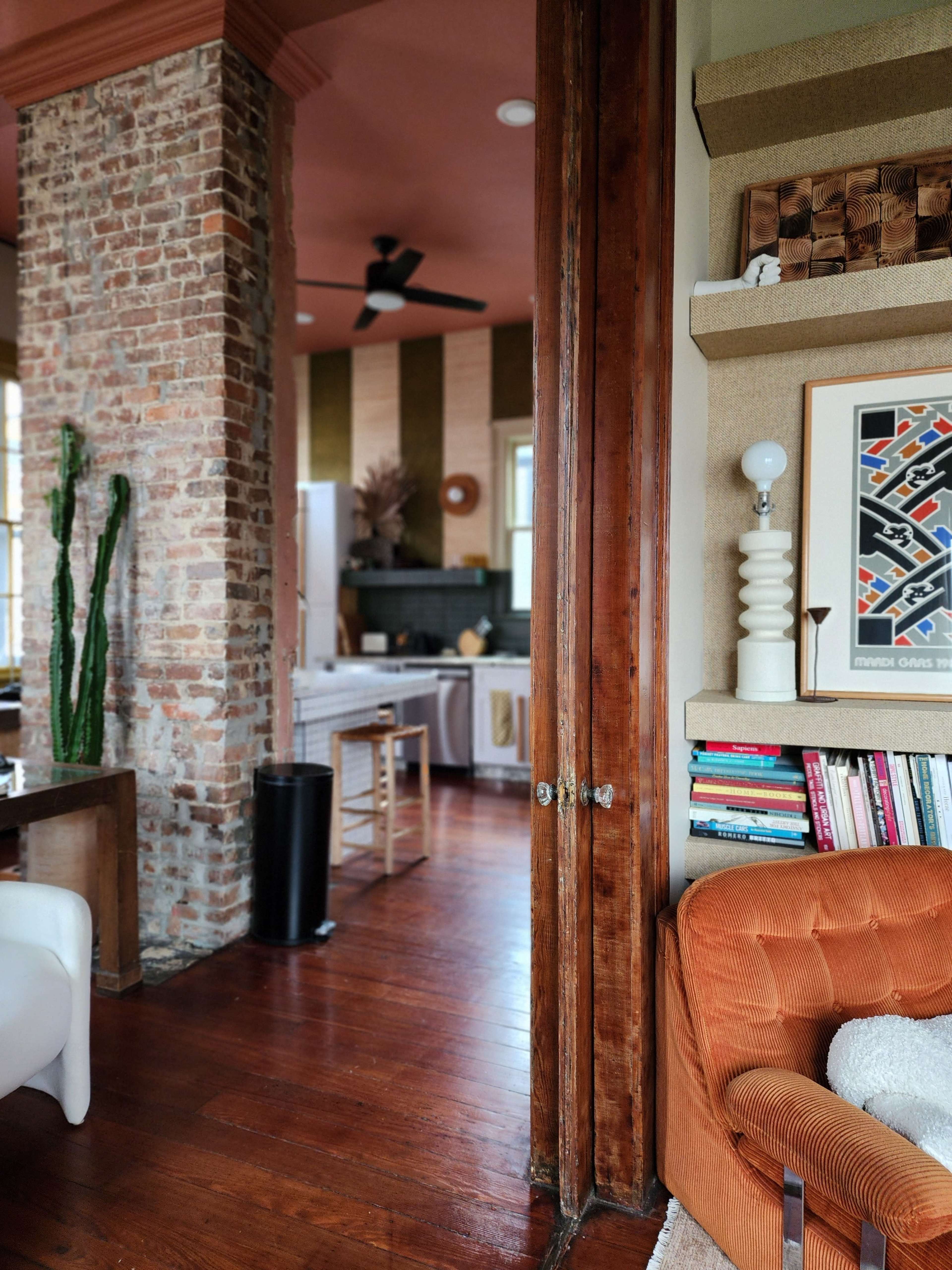 Centrally located home with a unique and thoughtfully curated interior. Image in Central City, New orleans, LA