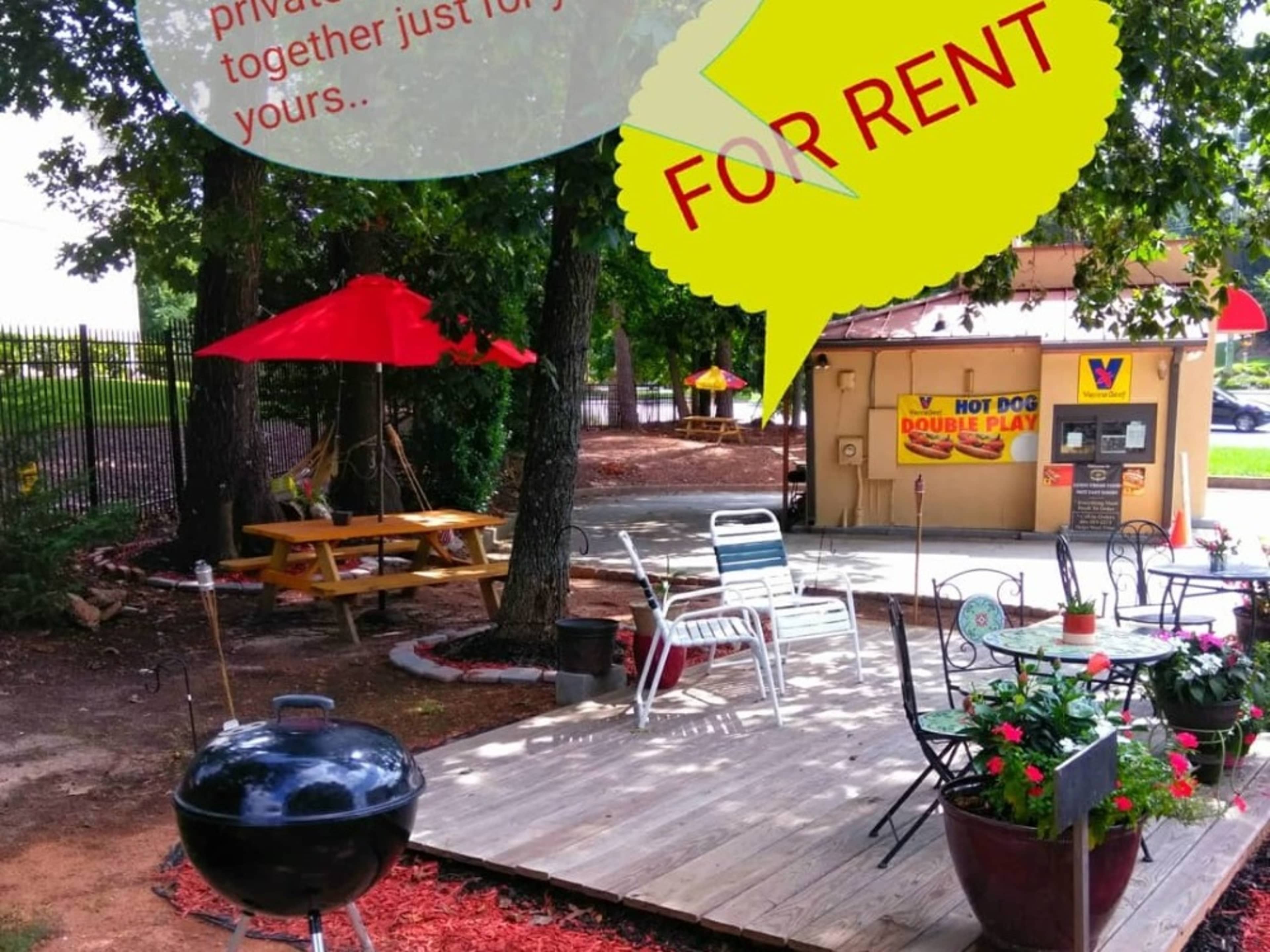 BBQ Patio For rent
