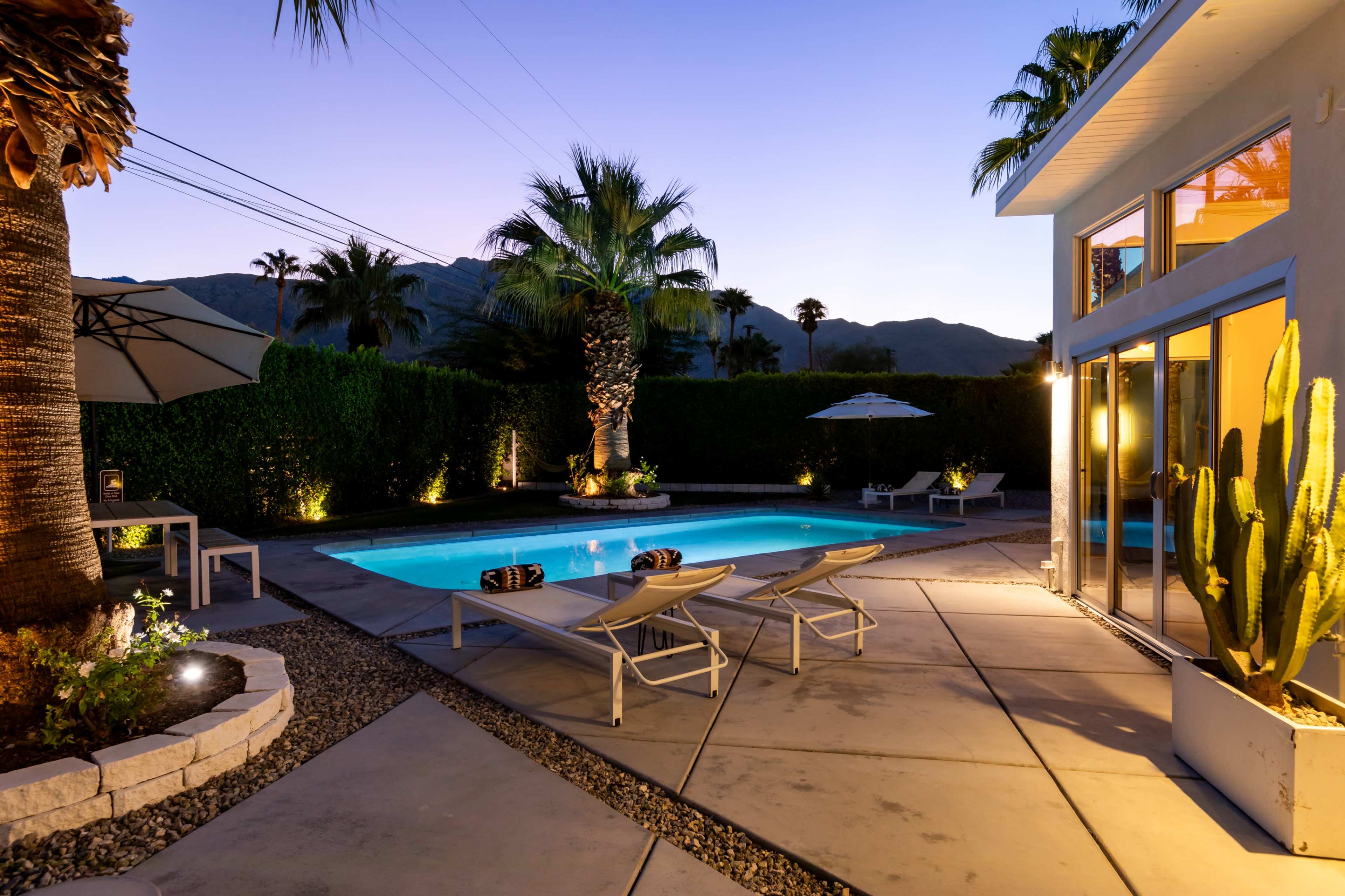 Modern Alexander A Frame located in historical Racquet Club, Palm Springs Image in Palm Springs, PALM SPRINGS, CA
