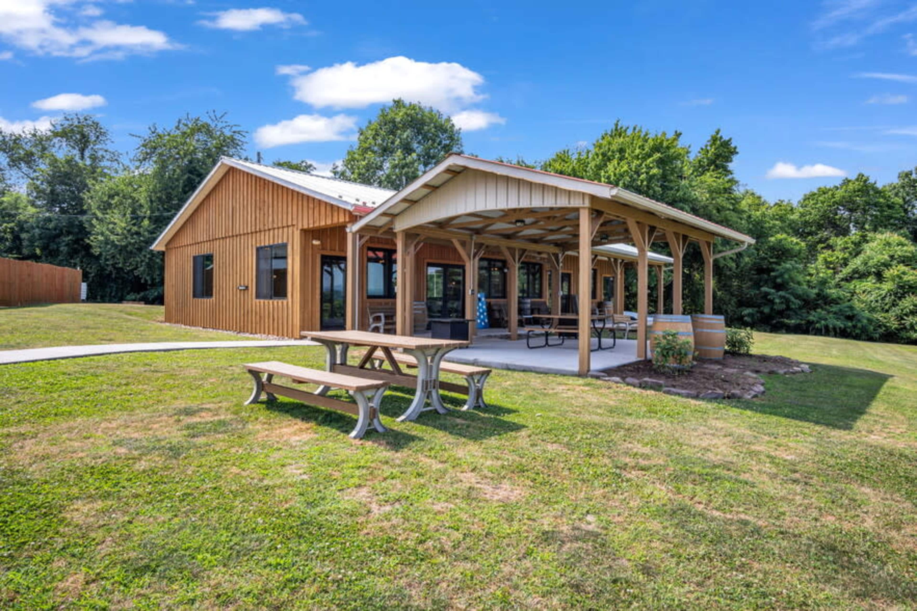 Scenic Hilltop Vineyard and Winery Overlooking the River – A Dream for Creators & Photographers Image in Buffalo Township, Liverpool, PA