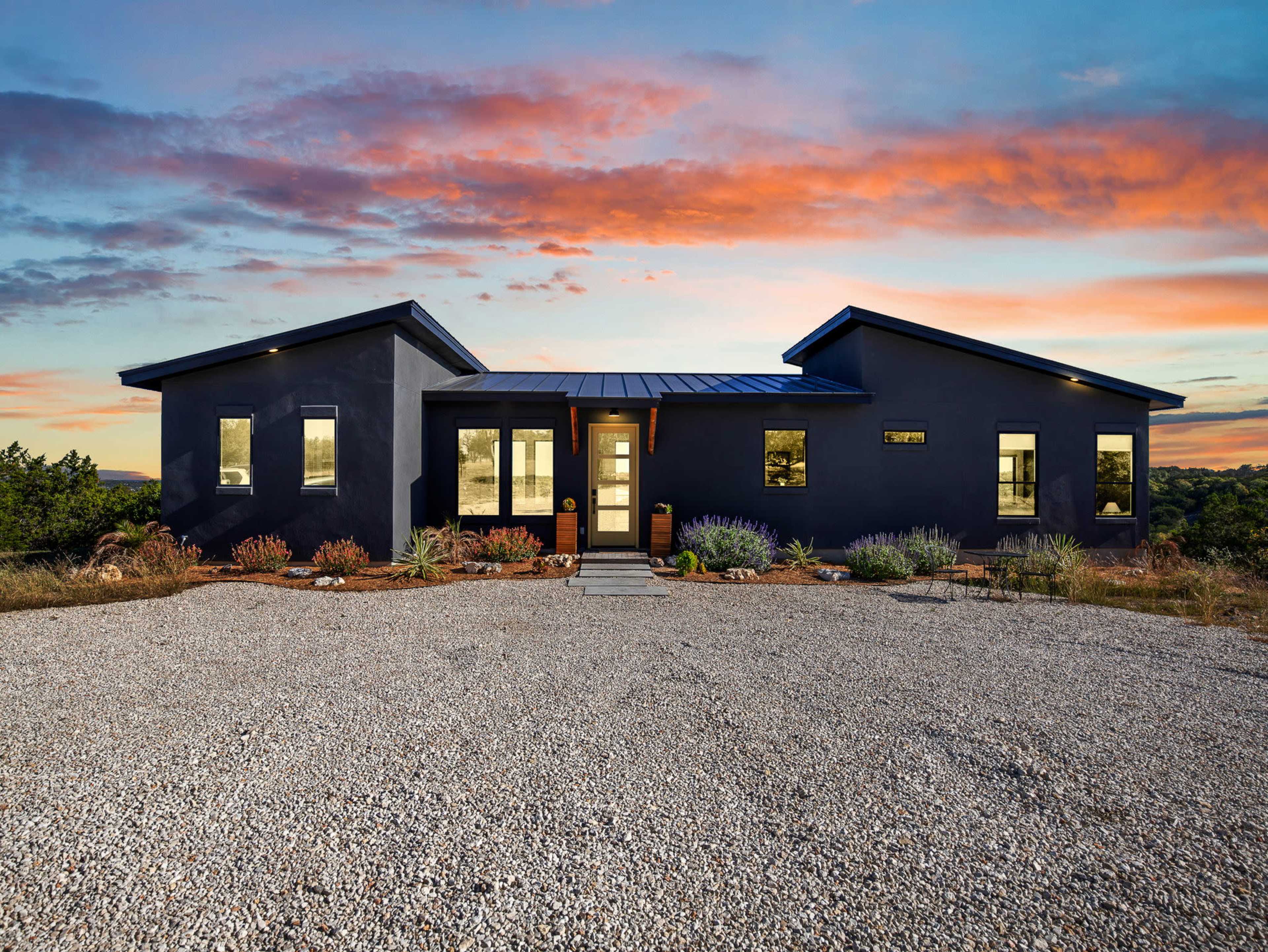 Modern Texas Hill Country Cabin with Breathtaking Views Image in , Kendalia, TX