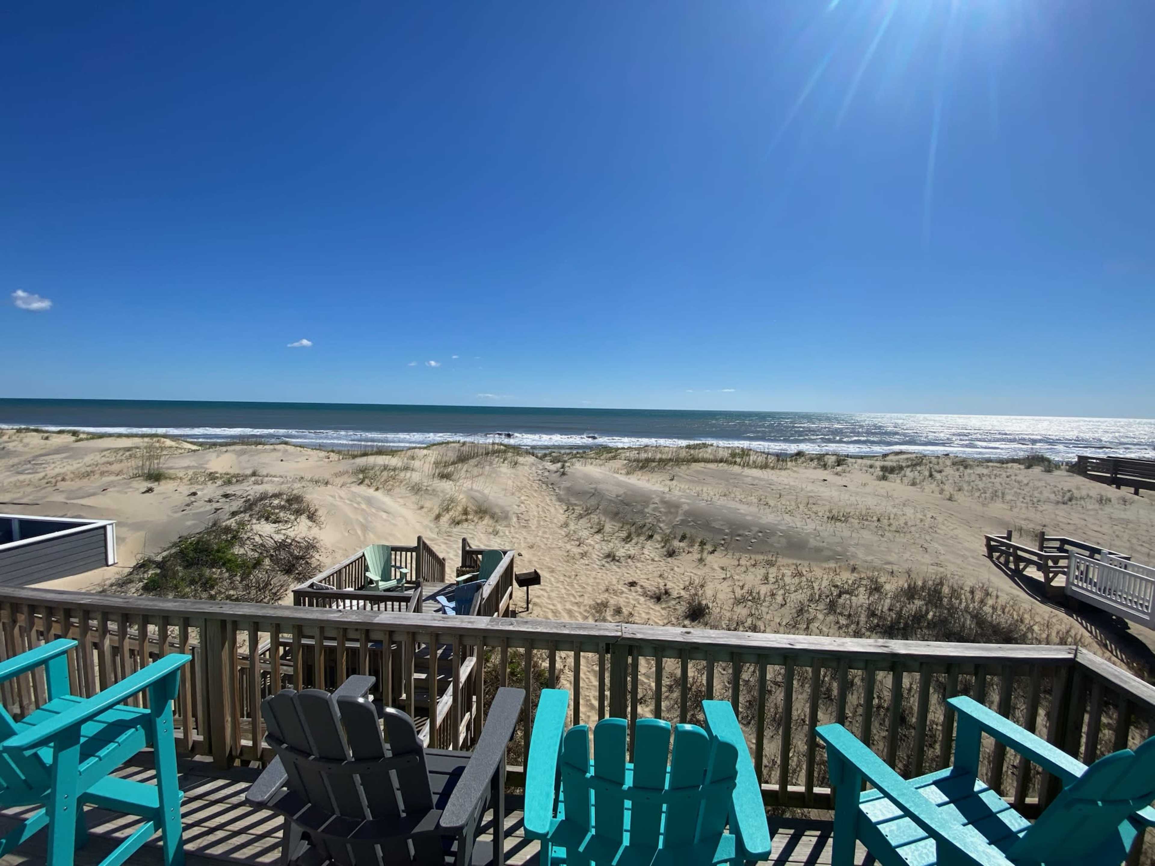 Next to Sea Oceanfront Beach House among the dunes Image in Nags Head, South nags head, NC