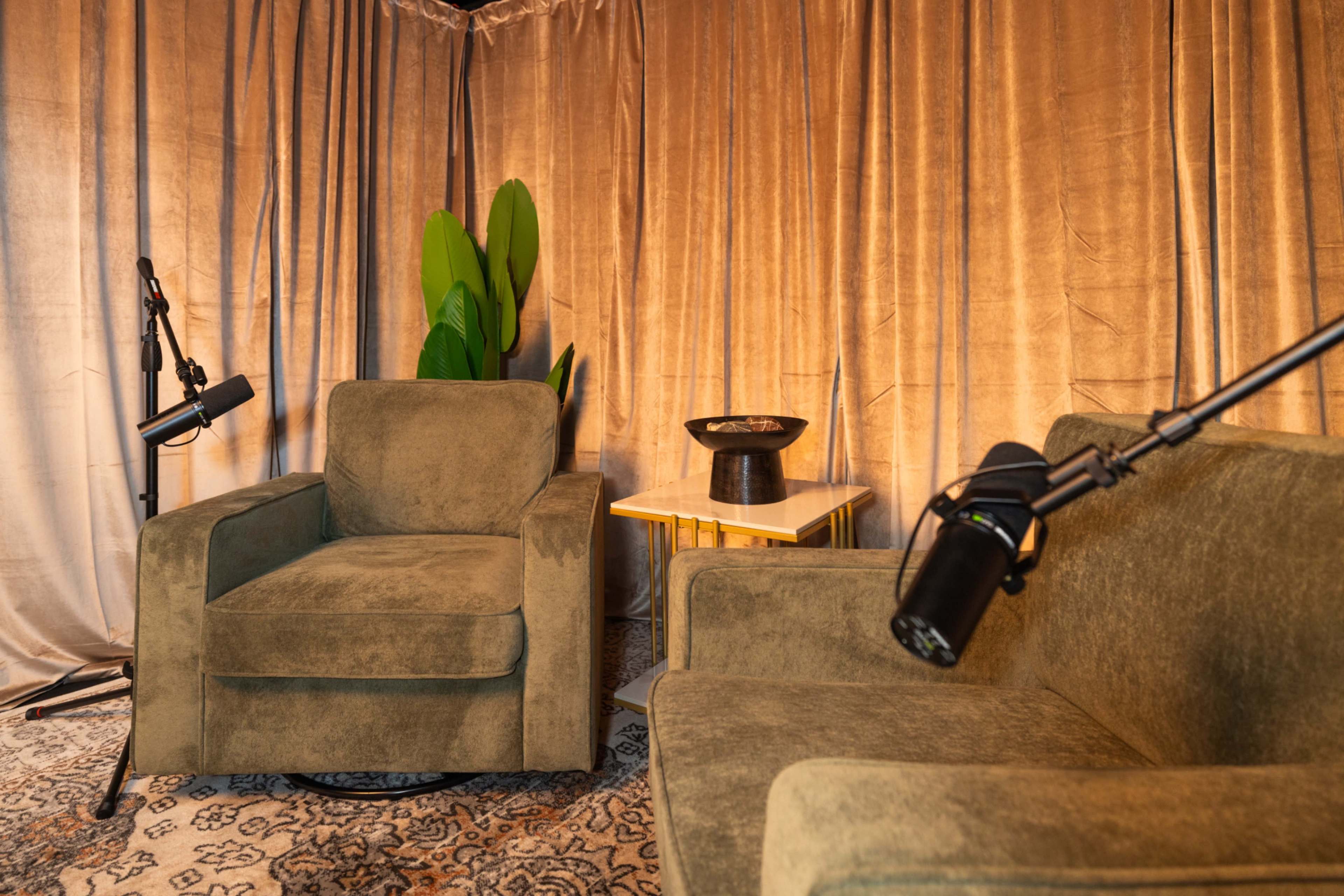 2-Person Podcast Studio | 3-Camera Setup + Pro Audio + On-Site Techs Image in Northern Waterfront, San Francisco, CA