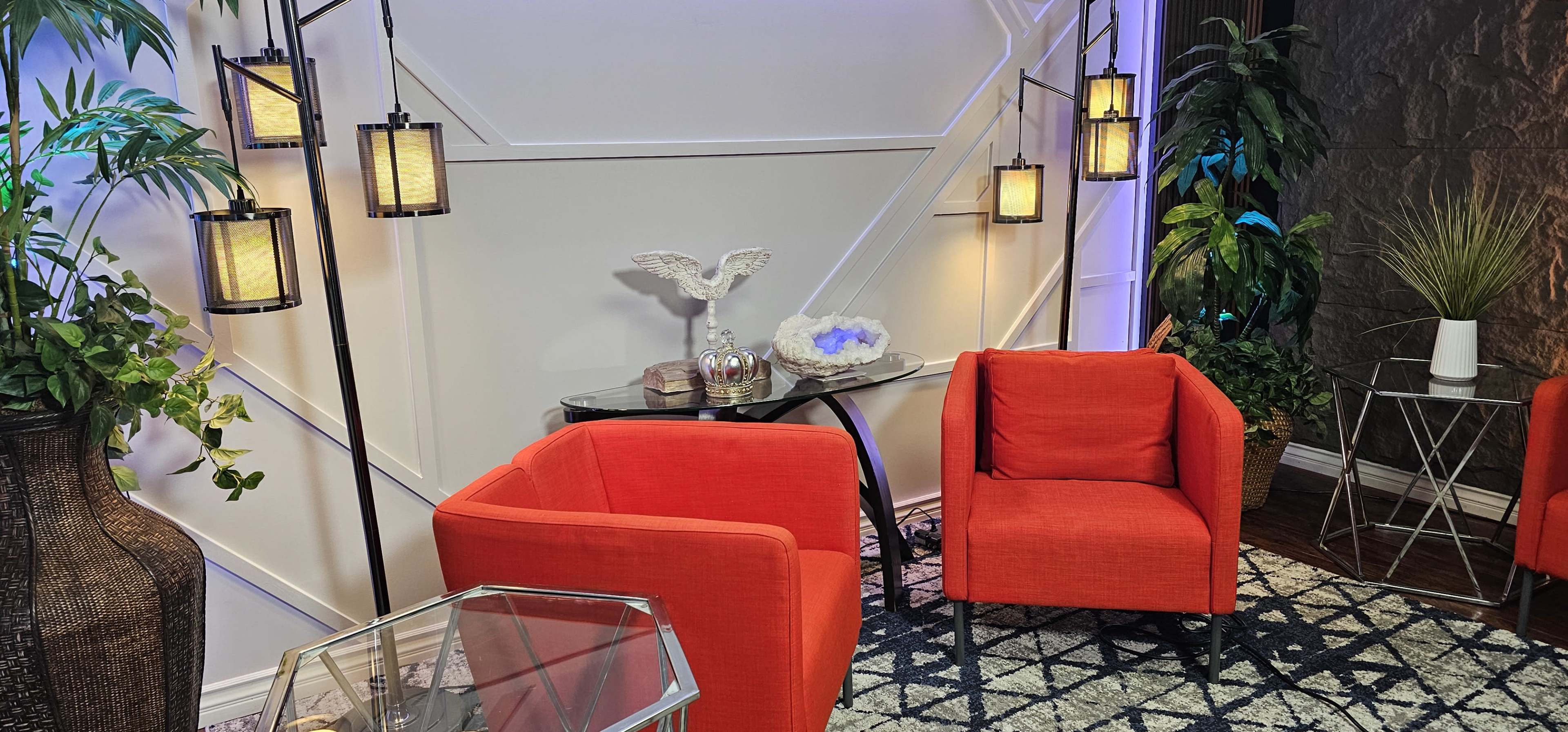 The Stone Wall - Powerful talking Head Background - RGB backlights Image in Central Escondido, Escondido, CA