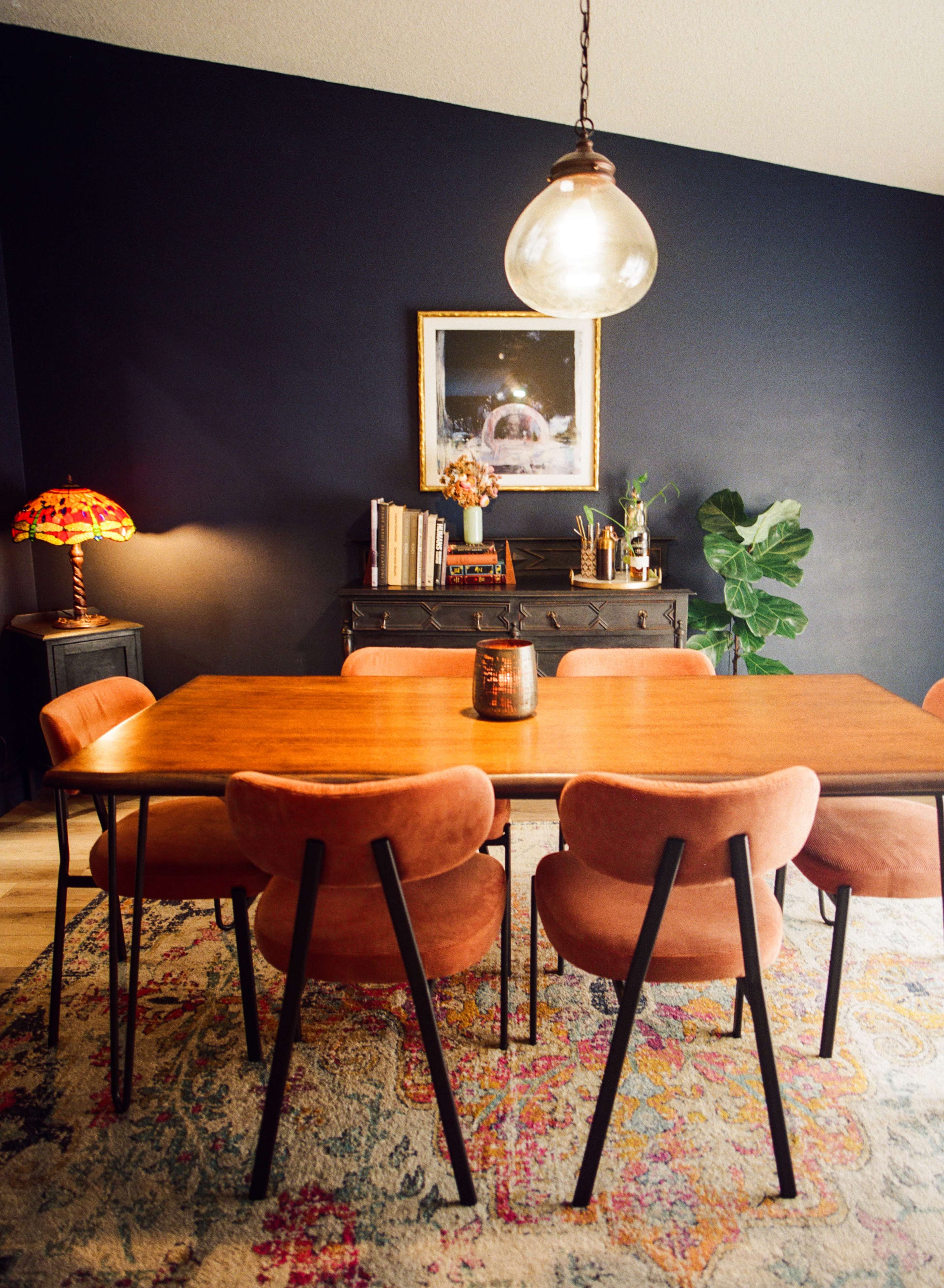 Cozy Home Dining Room with Adjacent Mid-Century Living Room Image in Winter Garden, winter garden, FL