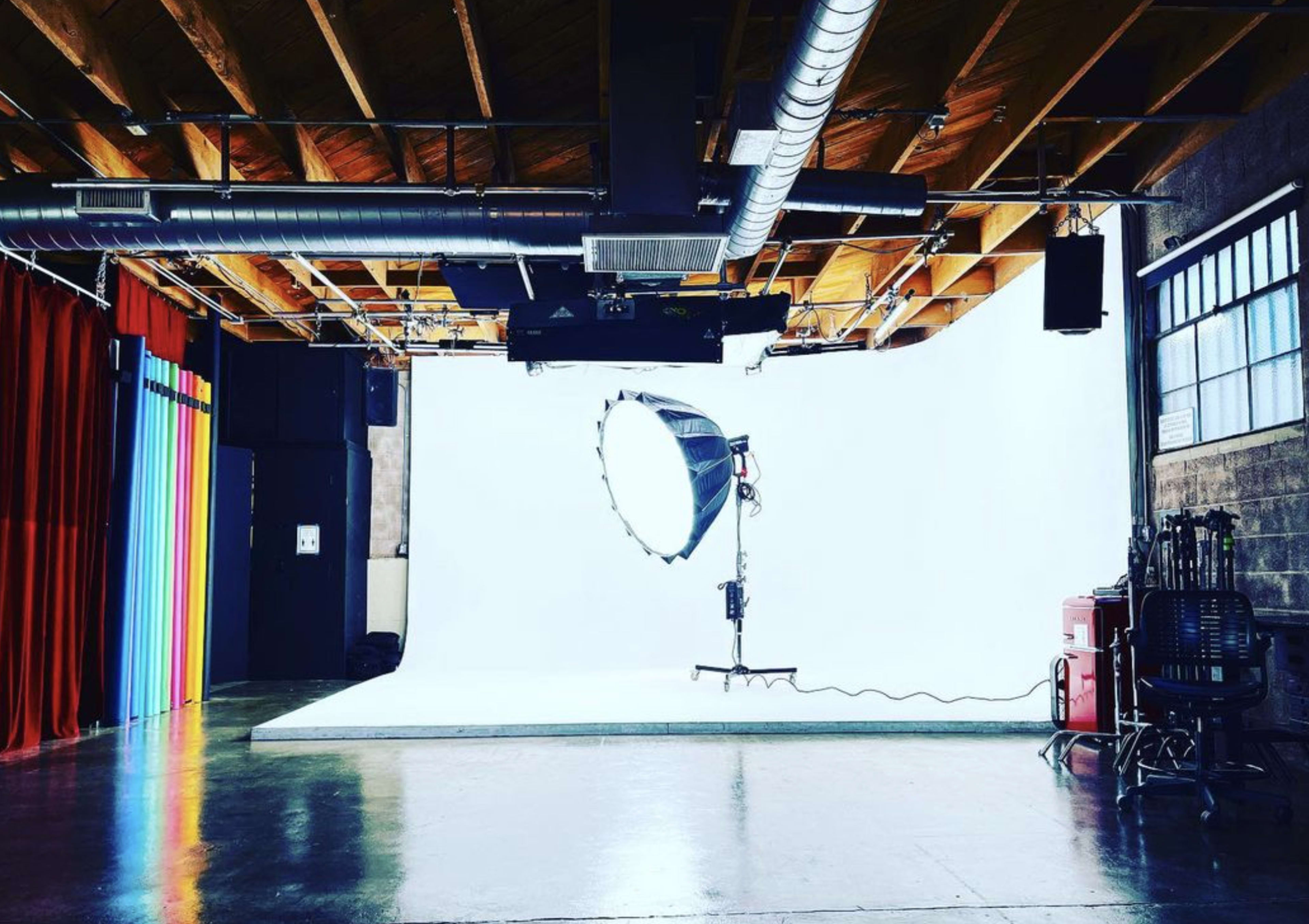 Pre-Lit RGB Cyclorama - Ground Floor Studio in Eagle Rock. Image in Northeast Los Angeles, Los Angeles, CA