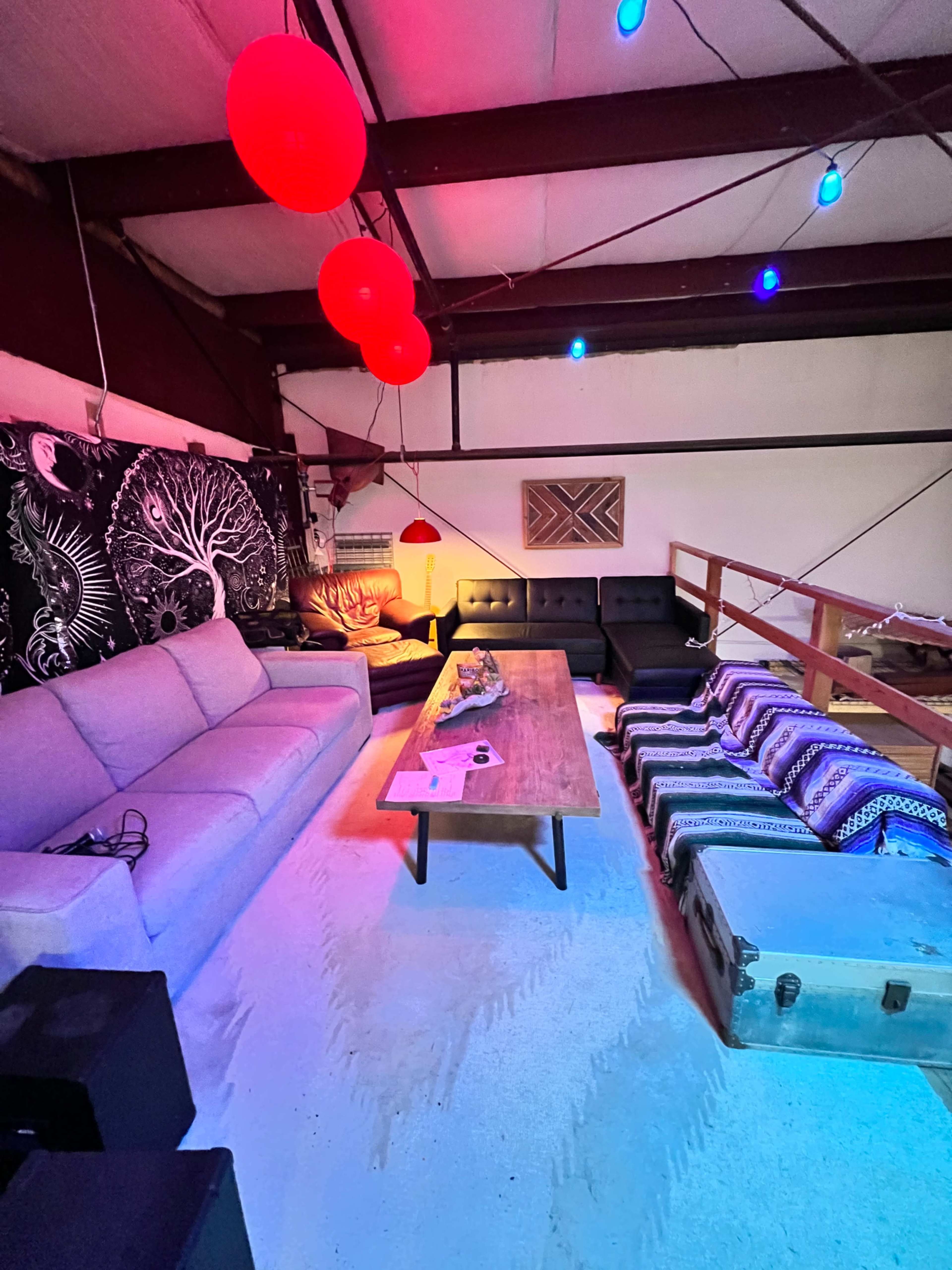 Industrial art space with cozy loft Image in Produce Market, San Francisco, CA