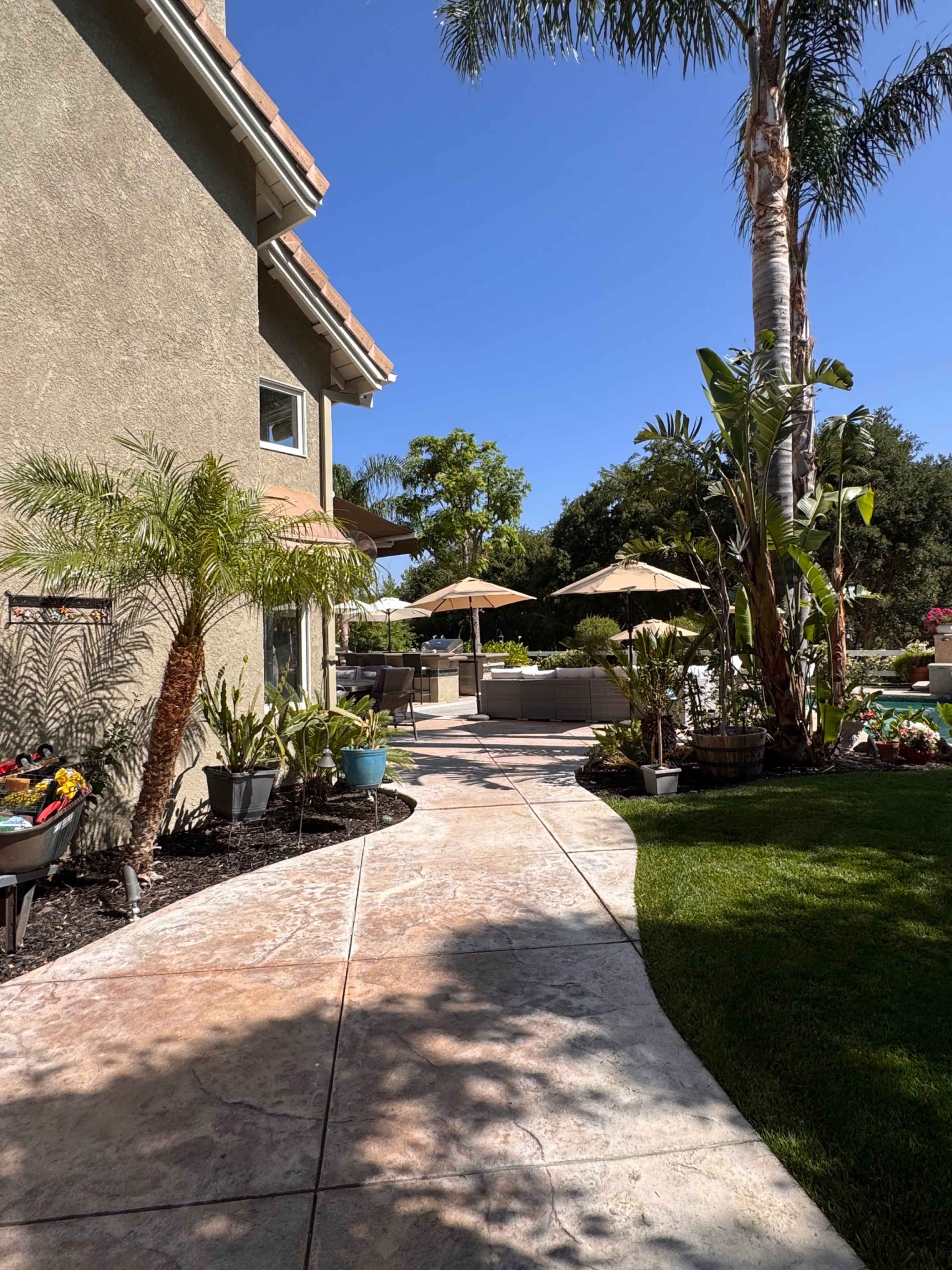 Pool oasis with private nature park Image in , Santa Clarita, CA