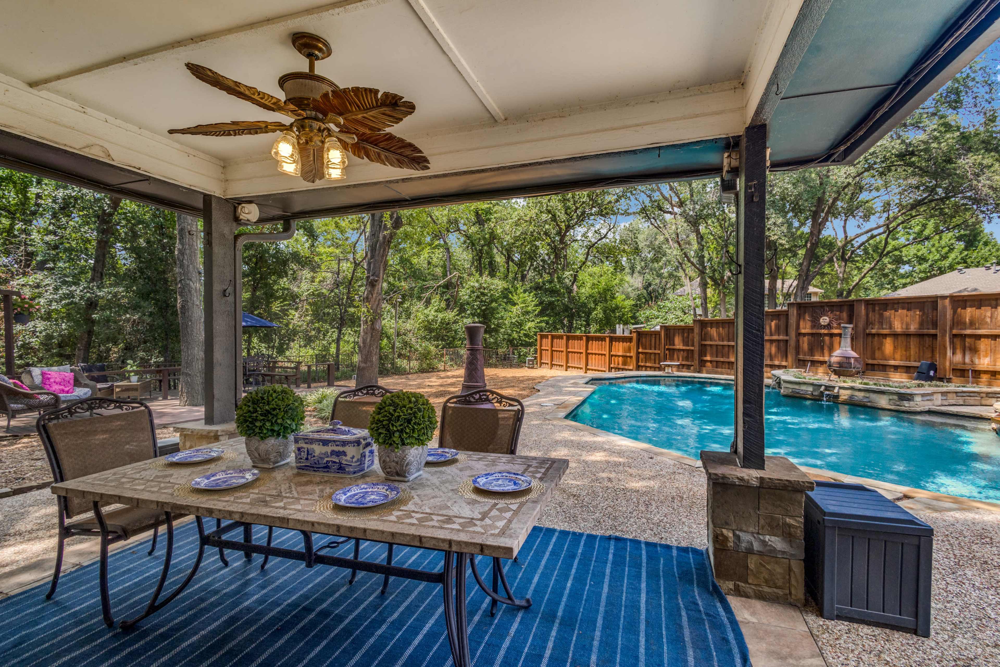 Suburdan Home with Pool Image in Flower Mound, Flower Mound, TX