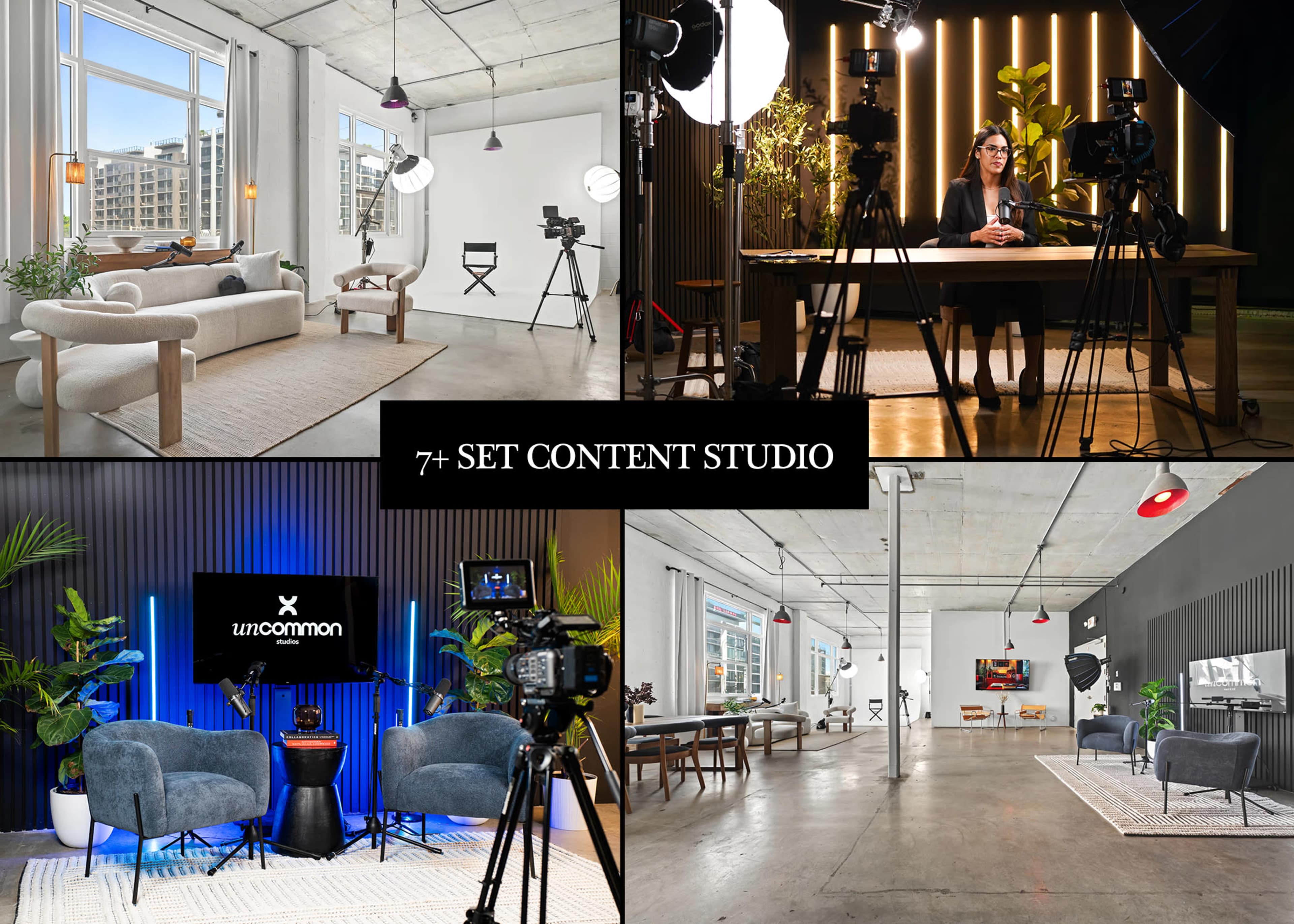 Video, Podcast & Photography, Multi-Set Wynwood Loft Style Studio (Optional Equipment & Videographer) Image in Wynwood, Miami, FL