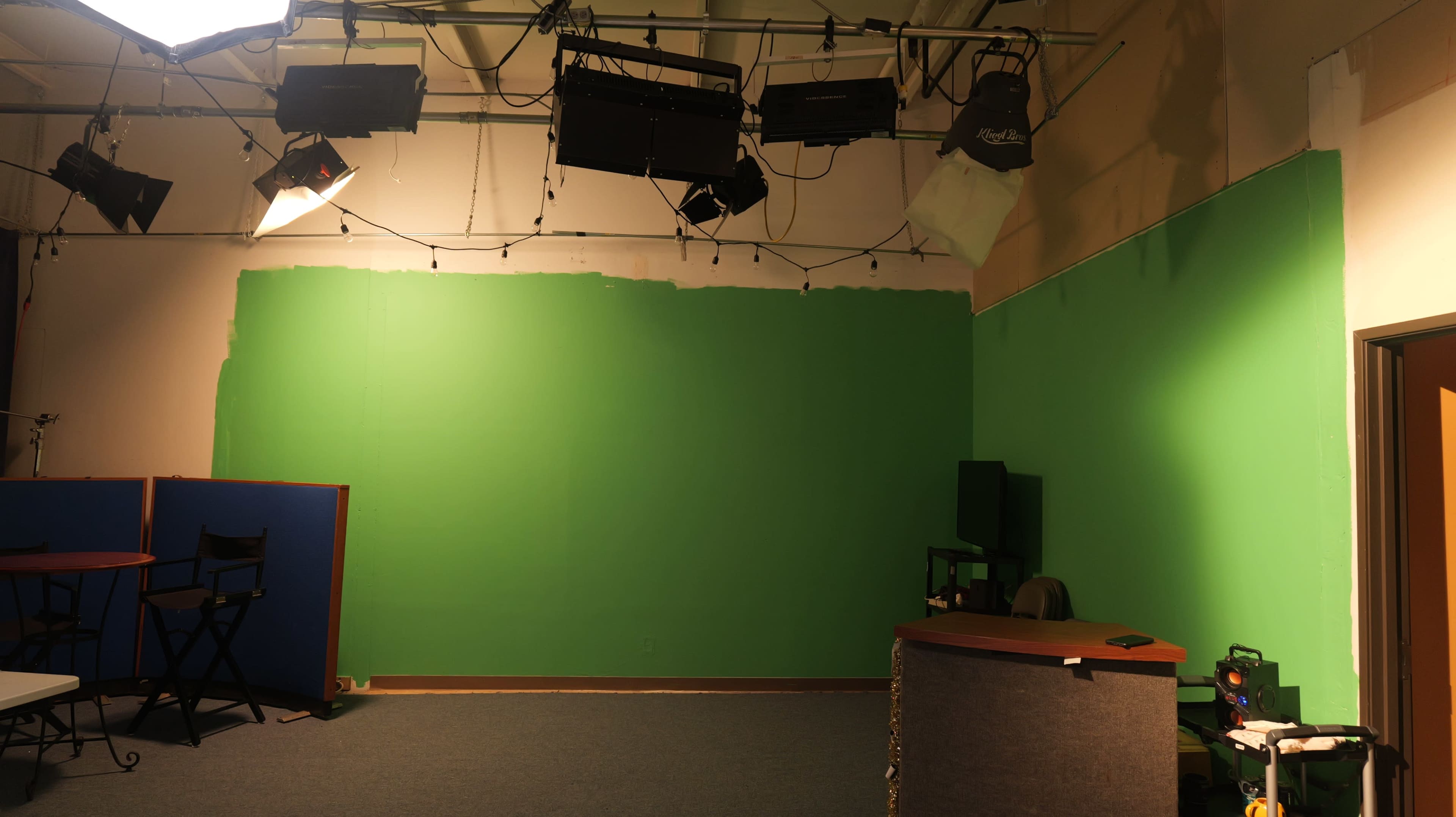 Video and Studio with green wall and podcast area Image in Orange Township, Lewis Center, OH