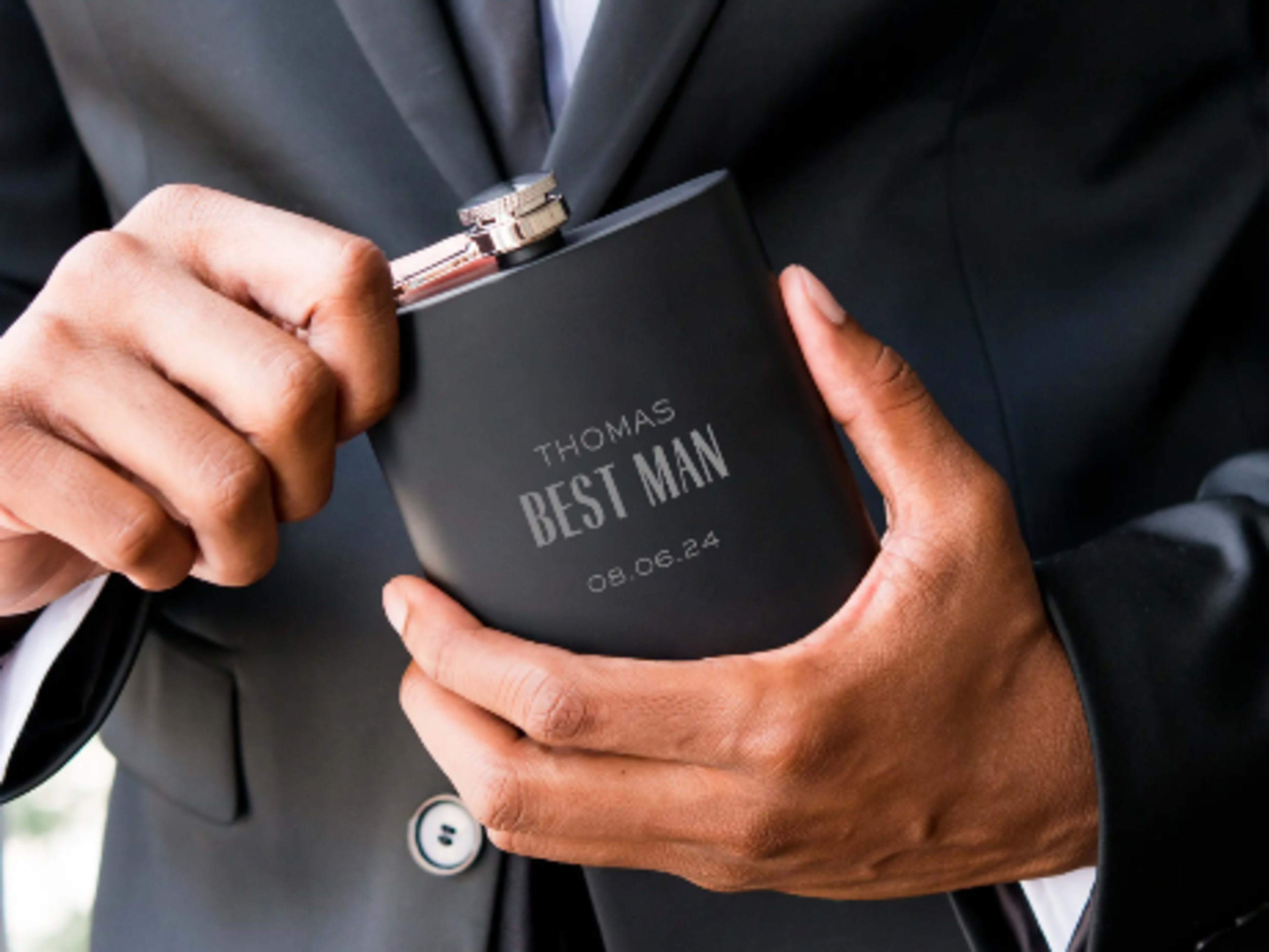 Personalized Hip Flask 8oz