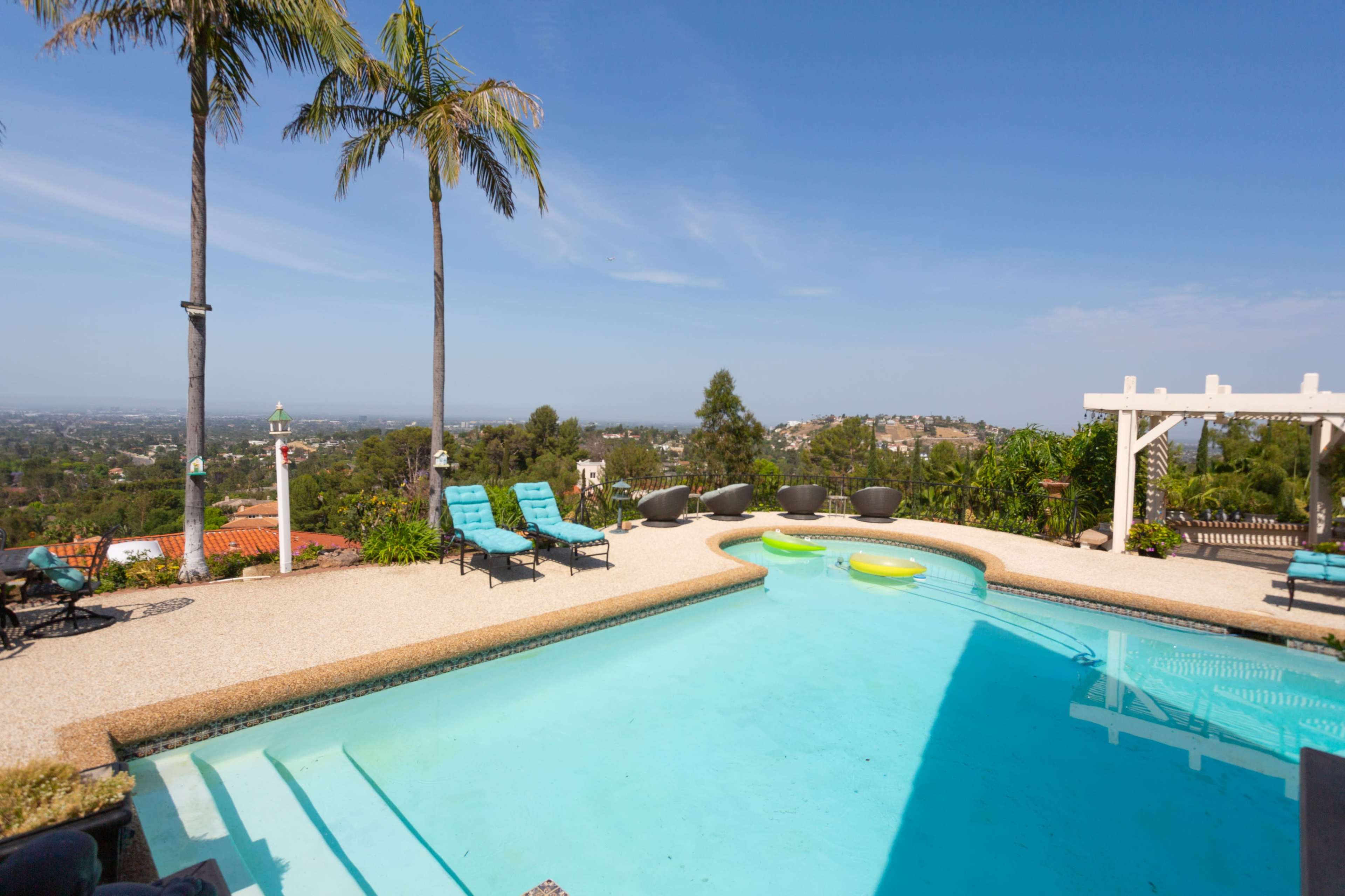 Amazing 180 Degree View Flat backyard in the hills of Orange County Image in North Tustin, Santa ana, CA