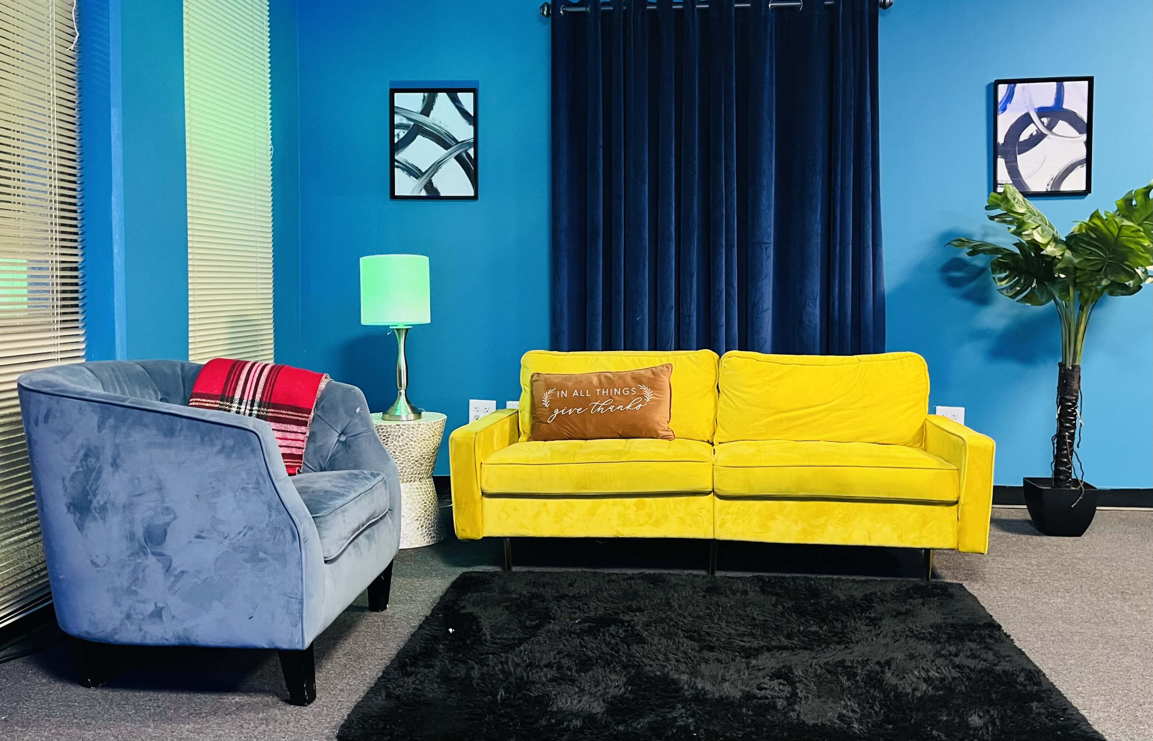 WELCOME TO YOUR NEXT CREATIVE STUDIO! The perfect space for TV shows, professional podcasts, interviews, and video productions. Image in Bedford, Bedford, TX